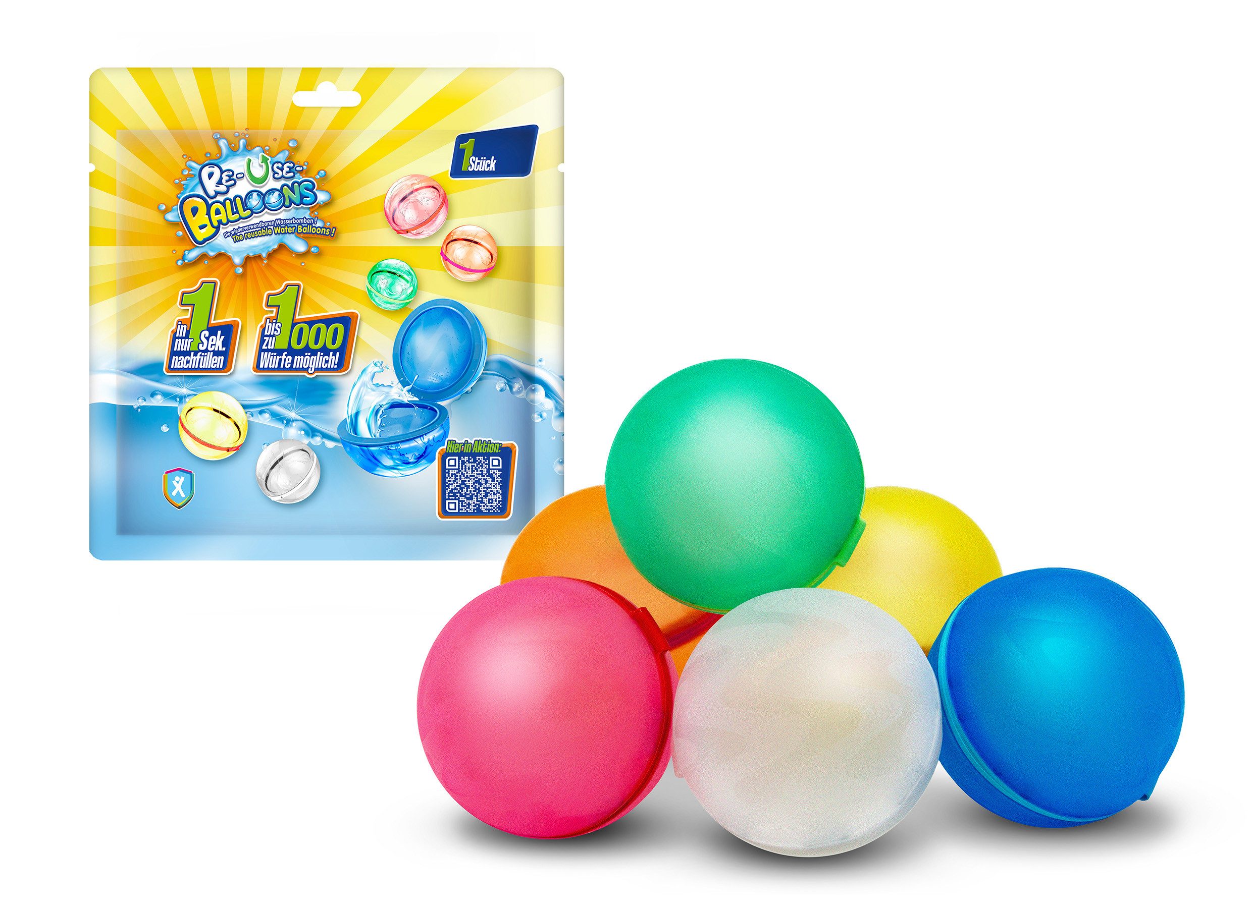 XTREM toys & sports Wasserspiel Re-Use-Balloons, günstig online kaufen