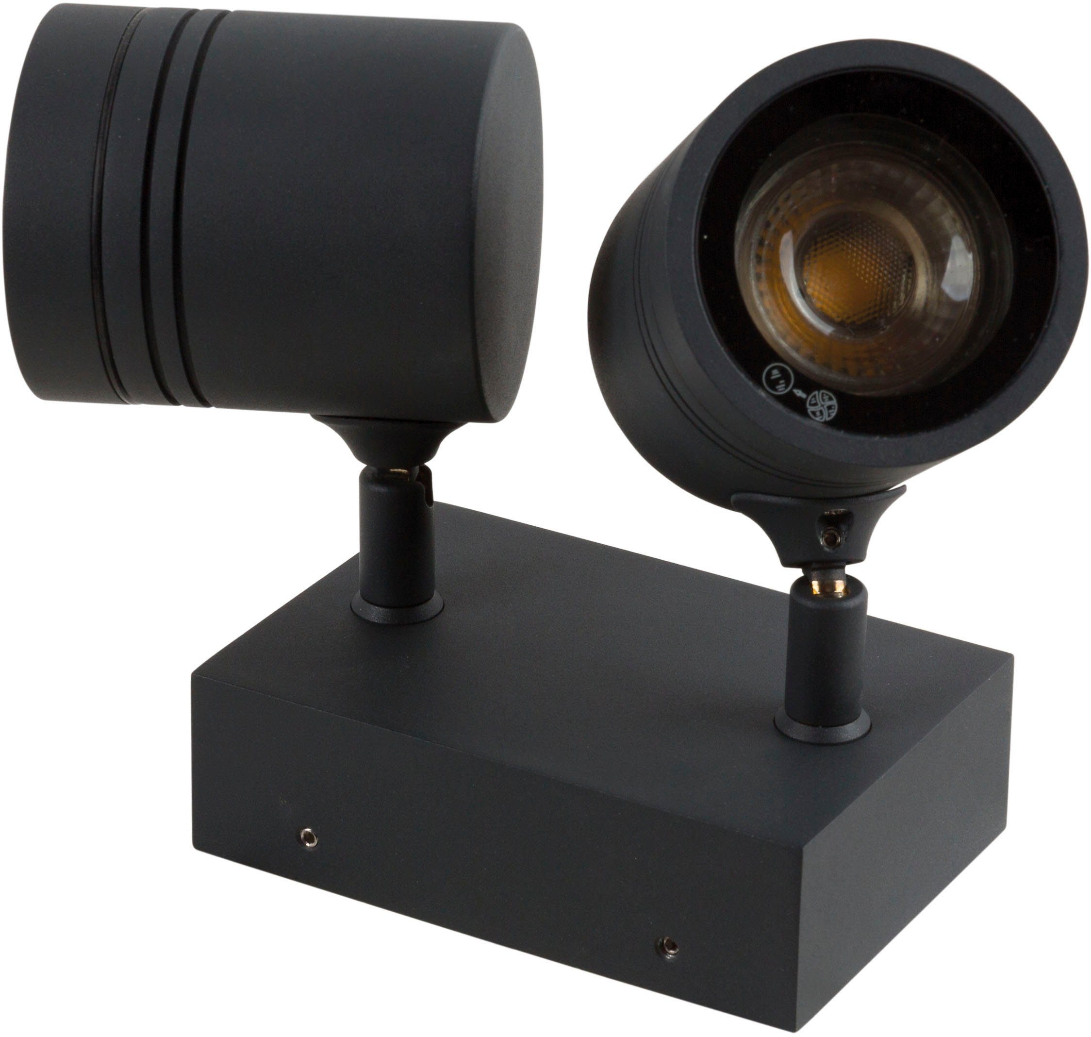 HEITRONIC Außen-Wandleuchte Borneo, ohne Leuchtmittel, Wandlampe für innen und außen