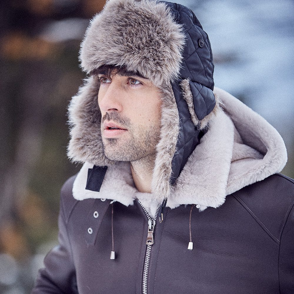 CAPO Ohrenmütze gesteppt, mit Umschlag günstig online kaufen