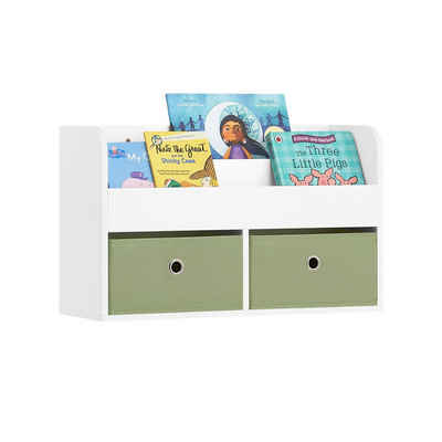 SoBuy Wandregal KMB81, Kindergarderobe Kinderregal Bücherregal für Kinder Wandgarderobe