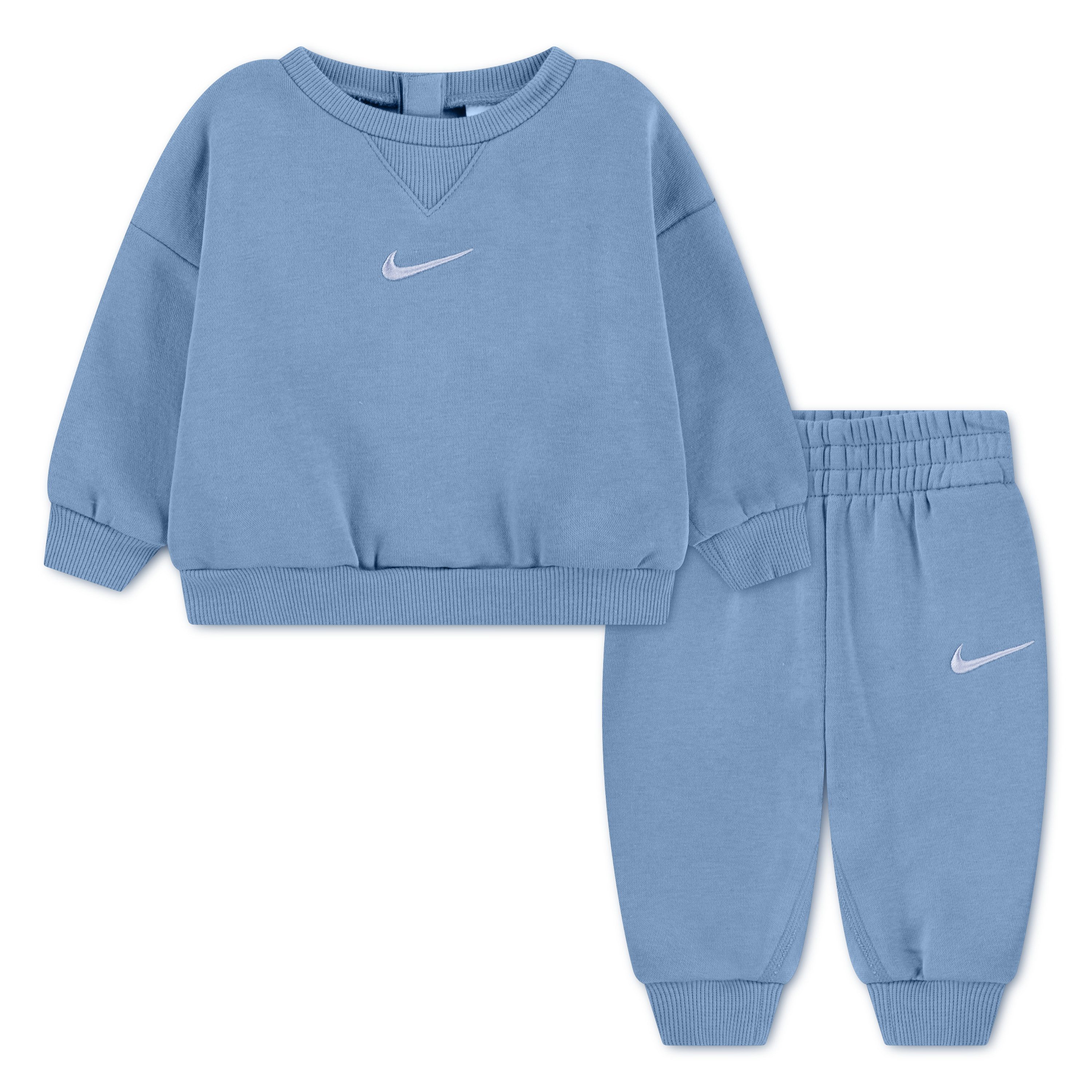 Nike Sportswear Jogginganzug NKN ESSENTIAL FLEECE CREW SET (2-tlg), für Babys, für Sportmode und Outdoormode