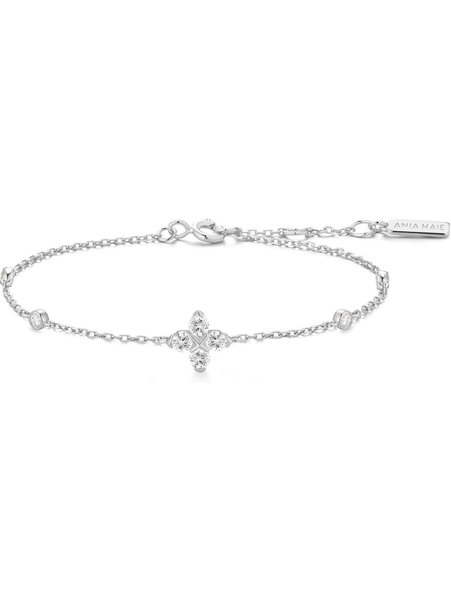 Ania Haie Armband Ania Haie Damen-Armband 925er Silber 8 Zirkonia