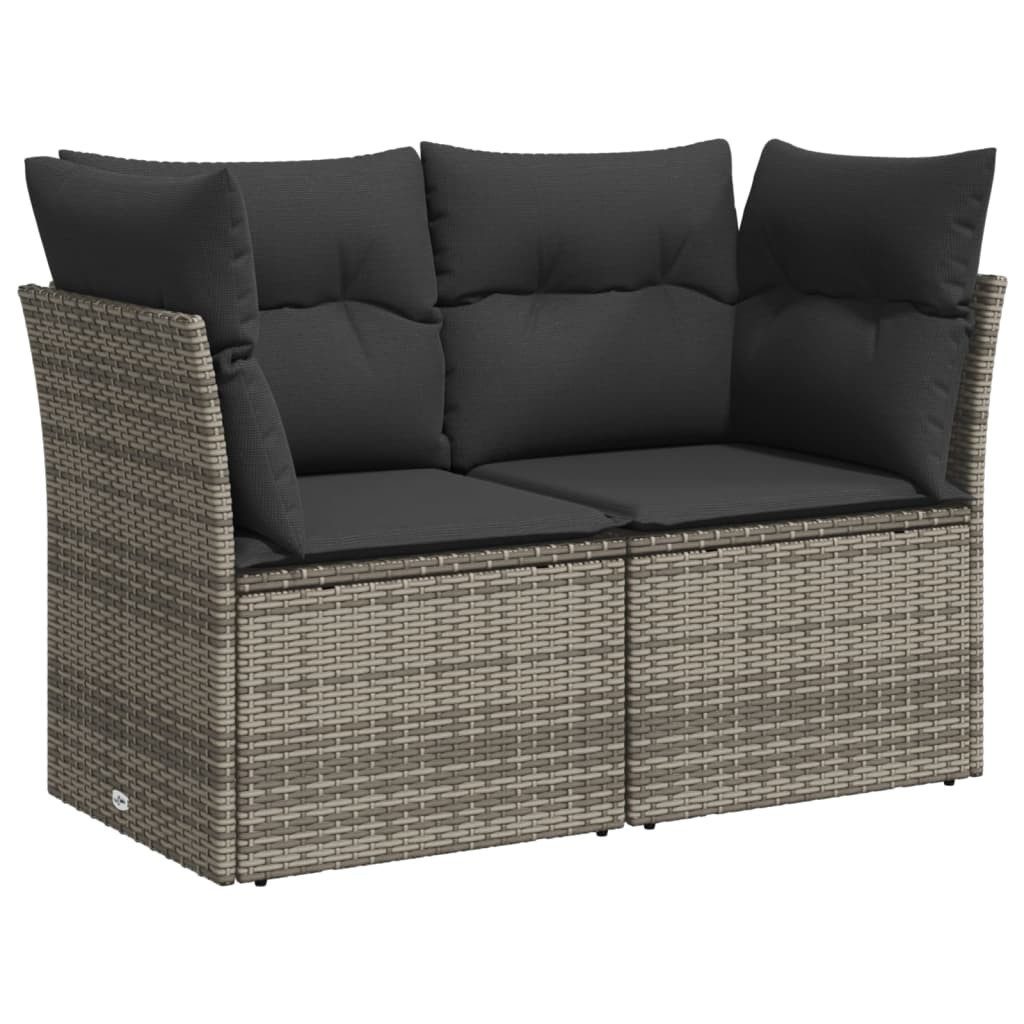 vidaXL Loungesofa Gartensofa 2-Sitzer mit Kissen günstig online kaufen