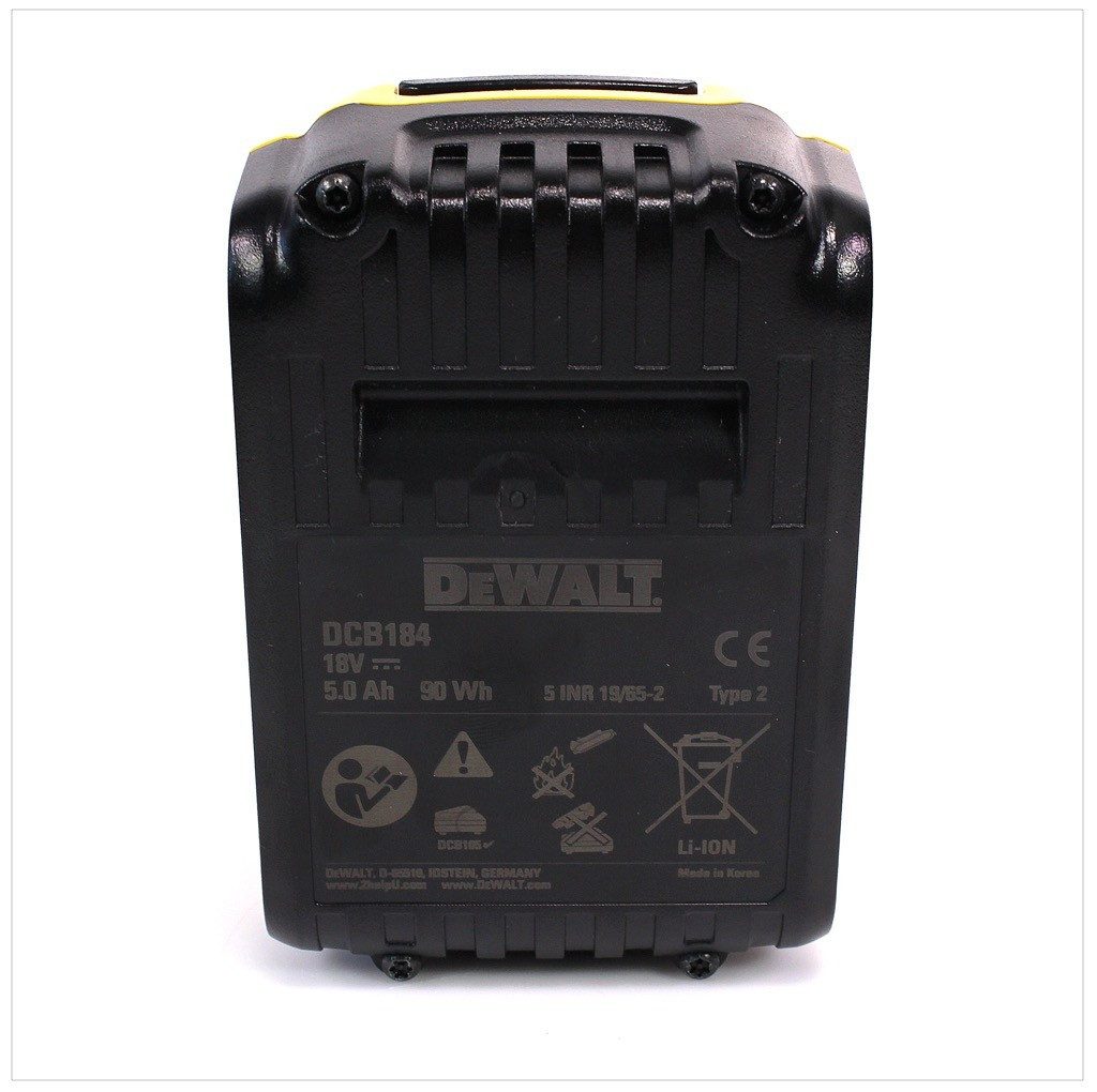 DeWalt DCB 184 Akku 18 V 5 Ah / 5000 mAh XR Li-Ion Akkupacks