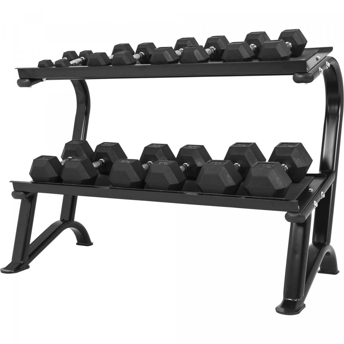 Kurzhantelständer Hexagon Kurzhantelset 237 kg inkl. Kurzhantelablage