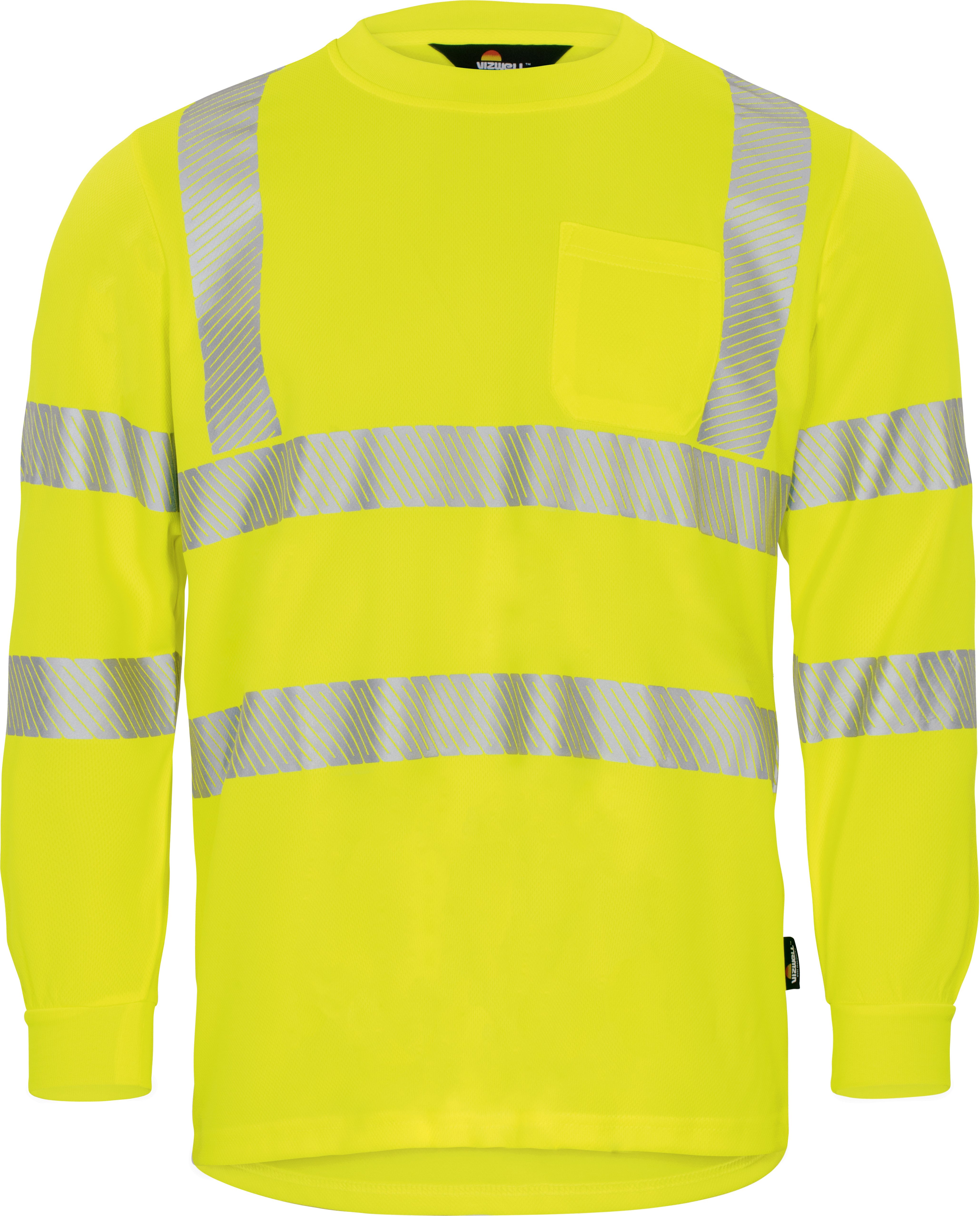 vizwell Langarmshirt Warnschutz Langarm-Shirt mit UV günstig online kaufen
