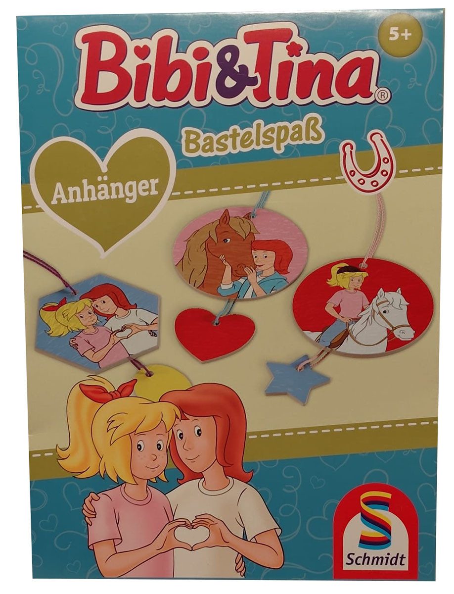 Schmidt Spiele Kreativset Schmidt 46142 - Bibi und Tina Bastelspaß Anhänger Anhänger Kreativität