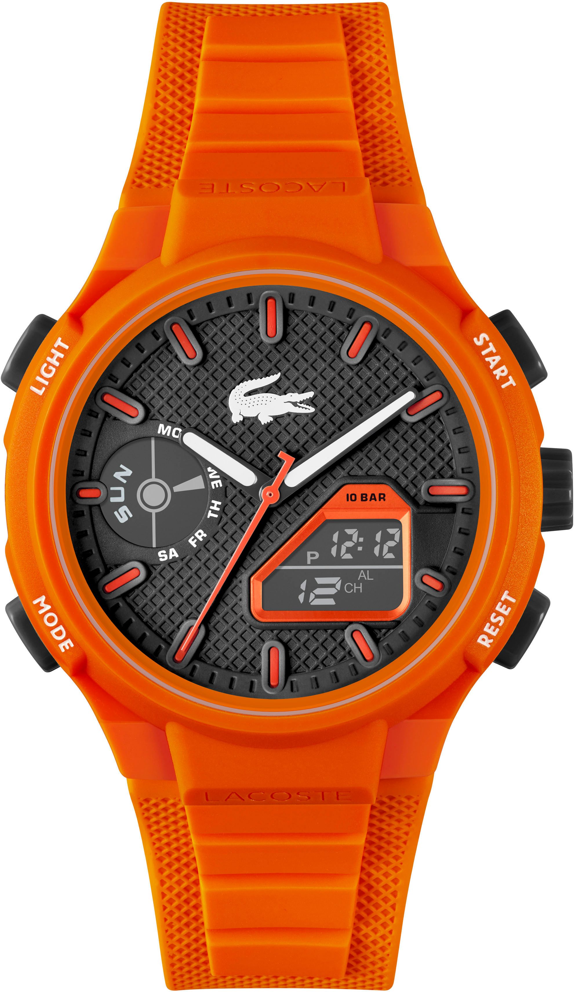 Lacoste Chronograph LC33 2011369, Armbanduhr, Herrenuhr, Silikonarmband, an günstig online kaufen