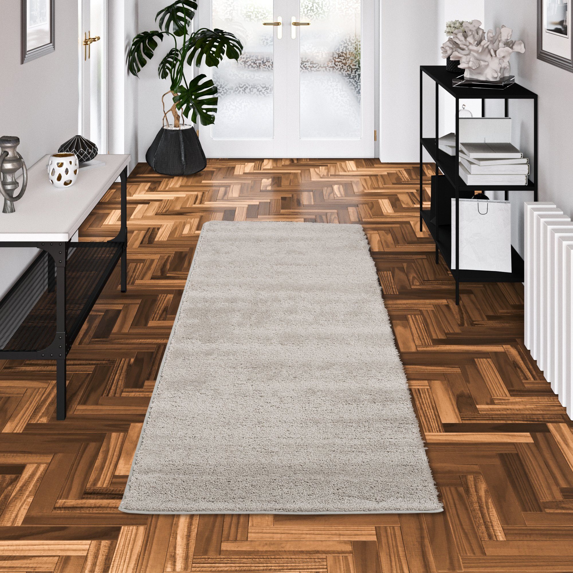 Snapstyle Läufer Hochflor Shaggy Läufer Teppich günstig online kaufen
