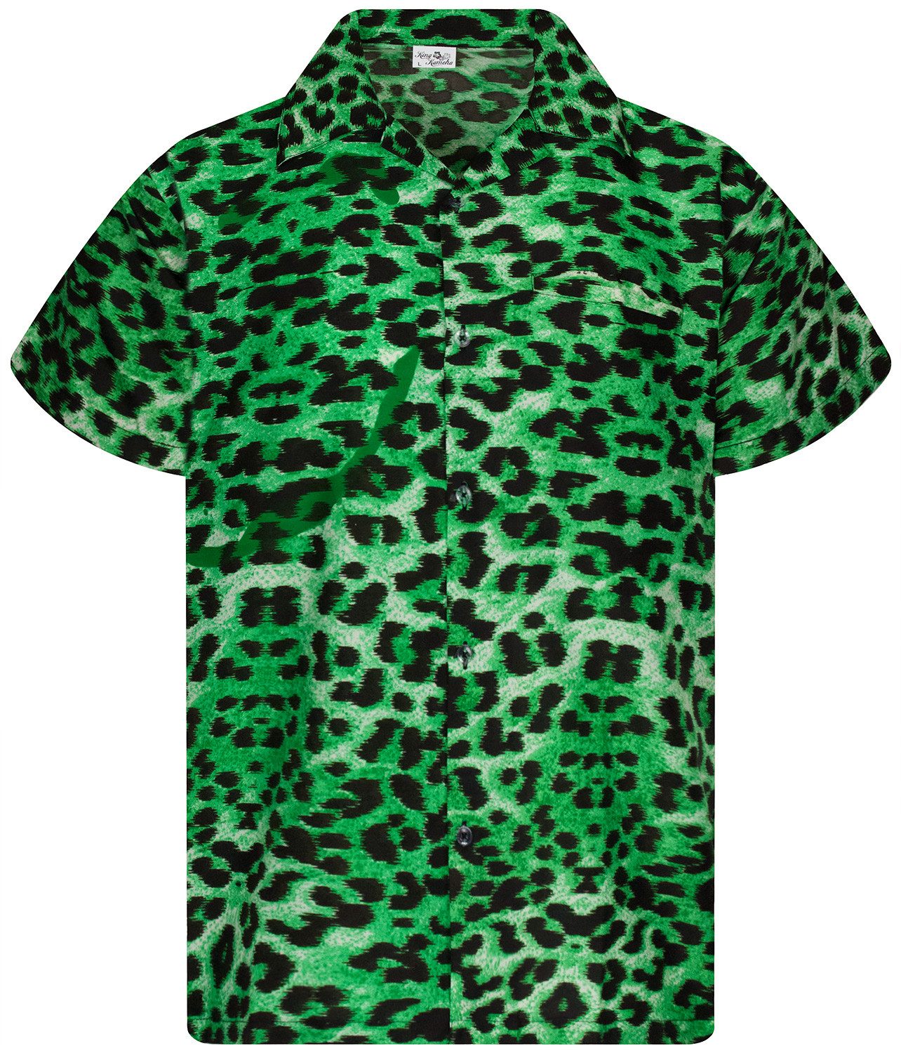 King Kameha Hawaiihemd Leopard Funky Hawaii-Hemd günstig online kaufen