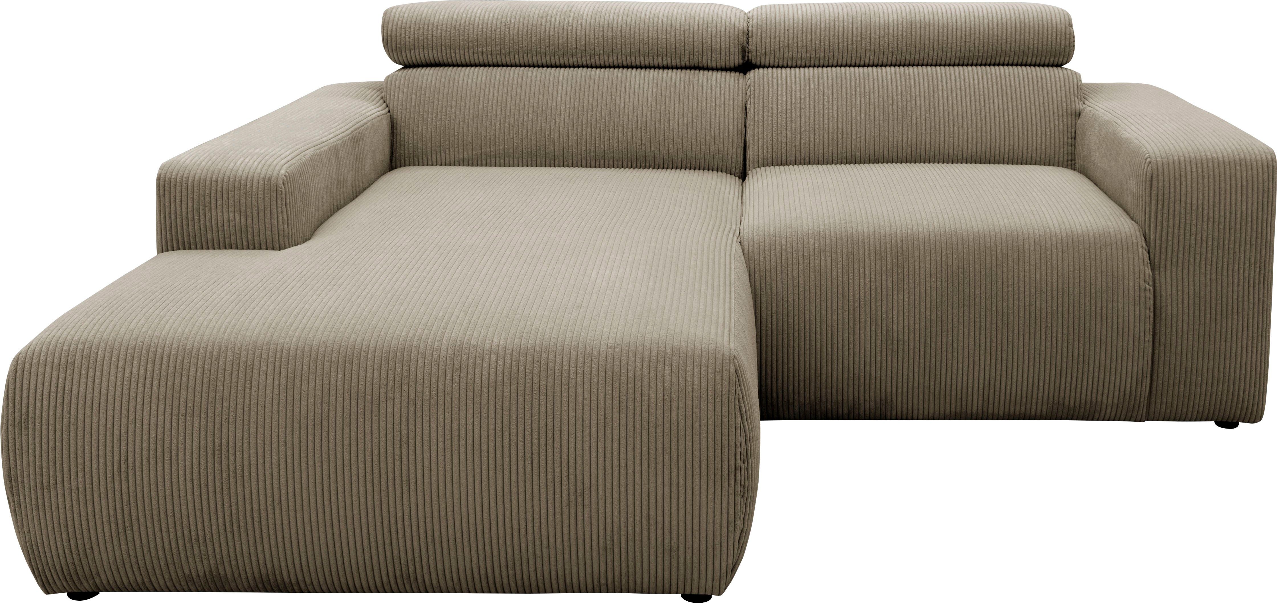 DOMO collection Ecksofa Brandon, inkl. Kopfteilverstellung, günstig online kaufen