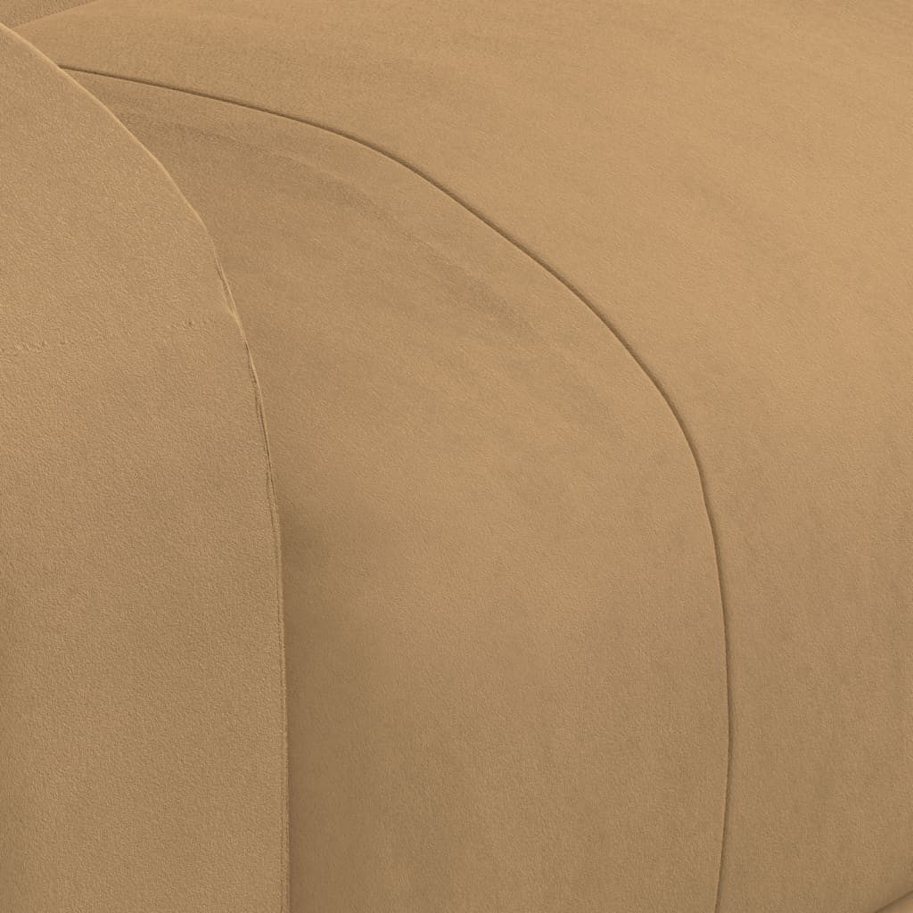 vidaXL Sessel Relaxsessel Elektrisch Braun Samt (1-St)