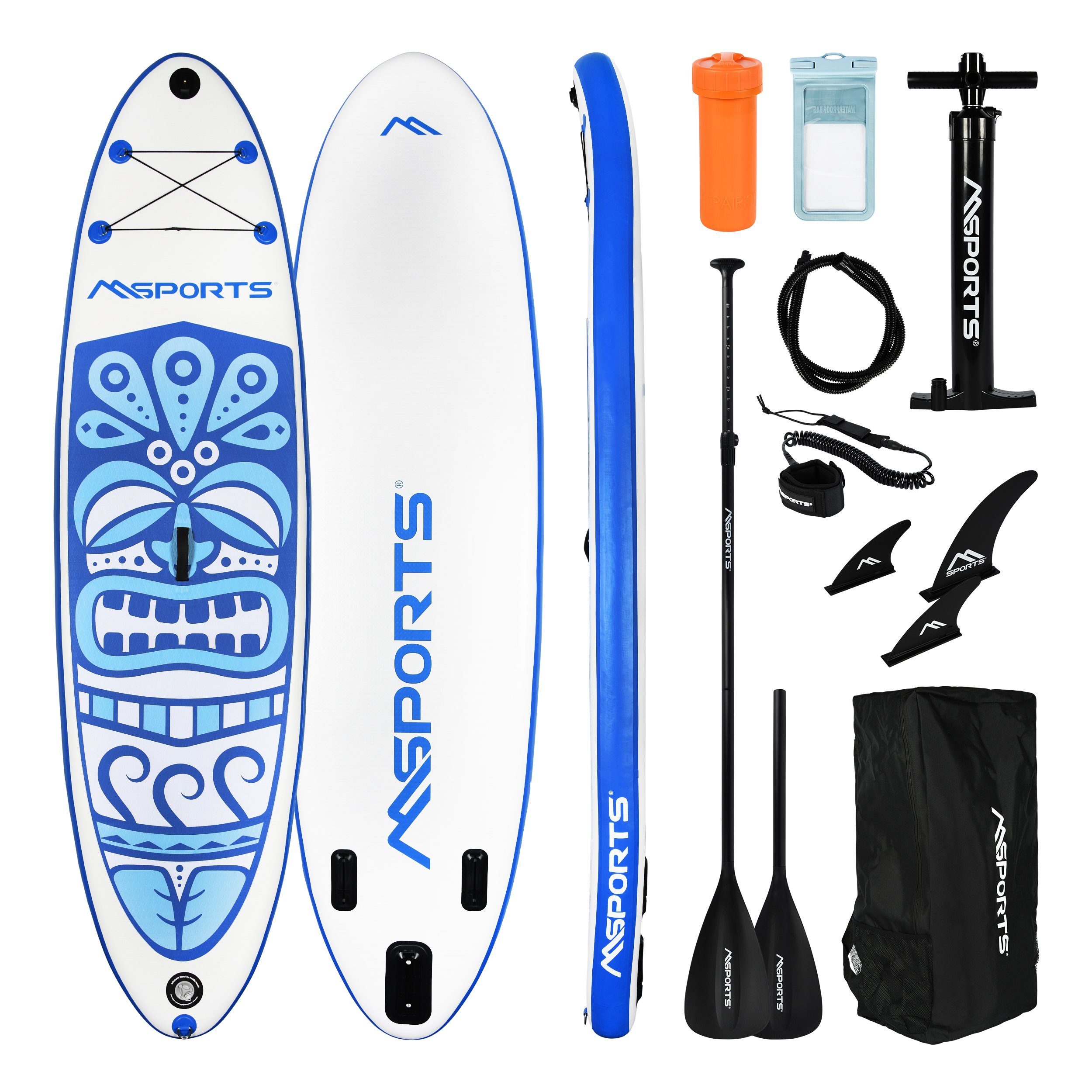 Inflatable SUP-Board Stand Up Paddle Board Aufblasbar Komplettes Paddleboard inkl. Zubehör