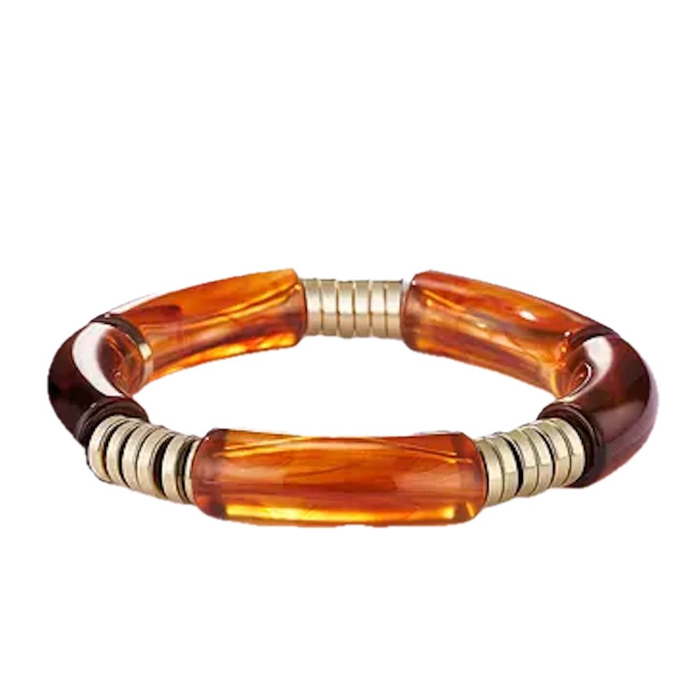 LK Trend & Style Armreif Buntes elastisches Armband (klasse Modeschmuck), wunderschöne Farben, großartiges Basic