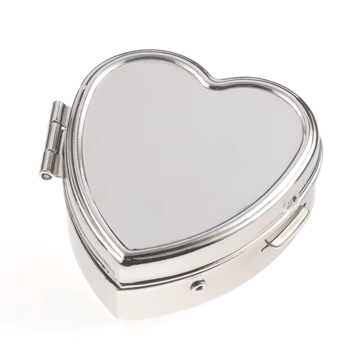 Paletti Pillendose Pillen Box 2-Fach Elegante Metall Herzform Medizin Tragbare Pille Box