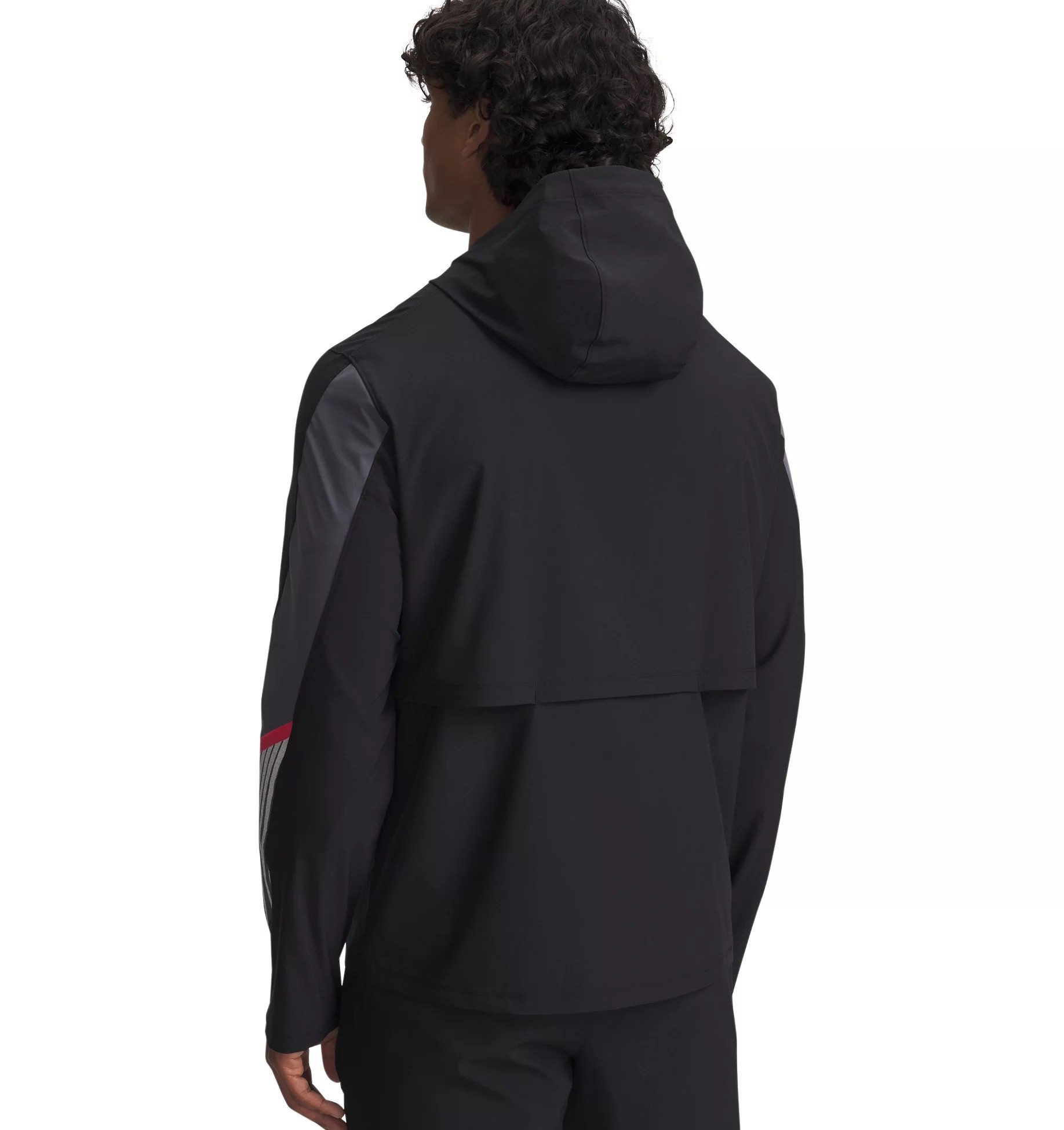 Under Armour® Laufjacke UA VELOCITI STORM HOODED JKT mit Kapuze, mit reflektierenden Details, mit Elasthan-Anteil