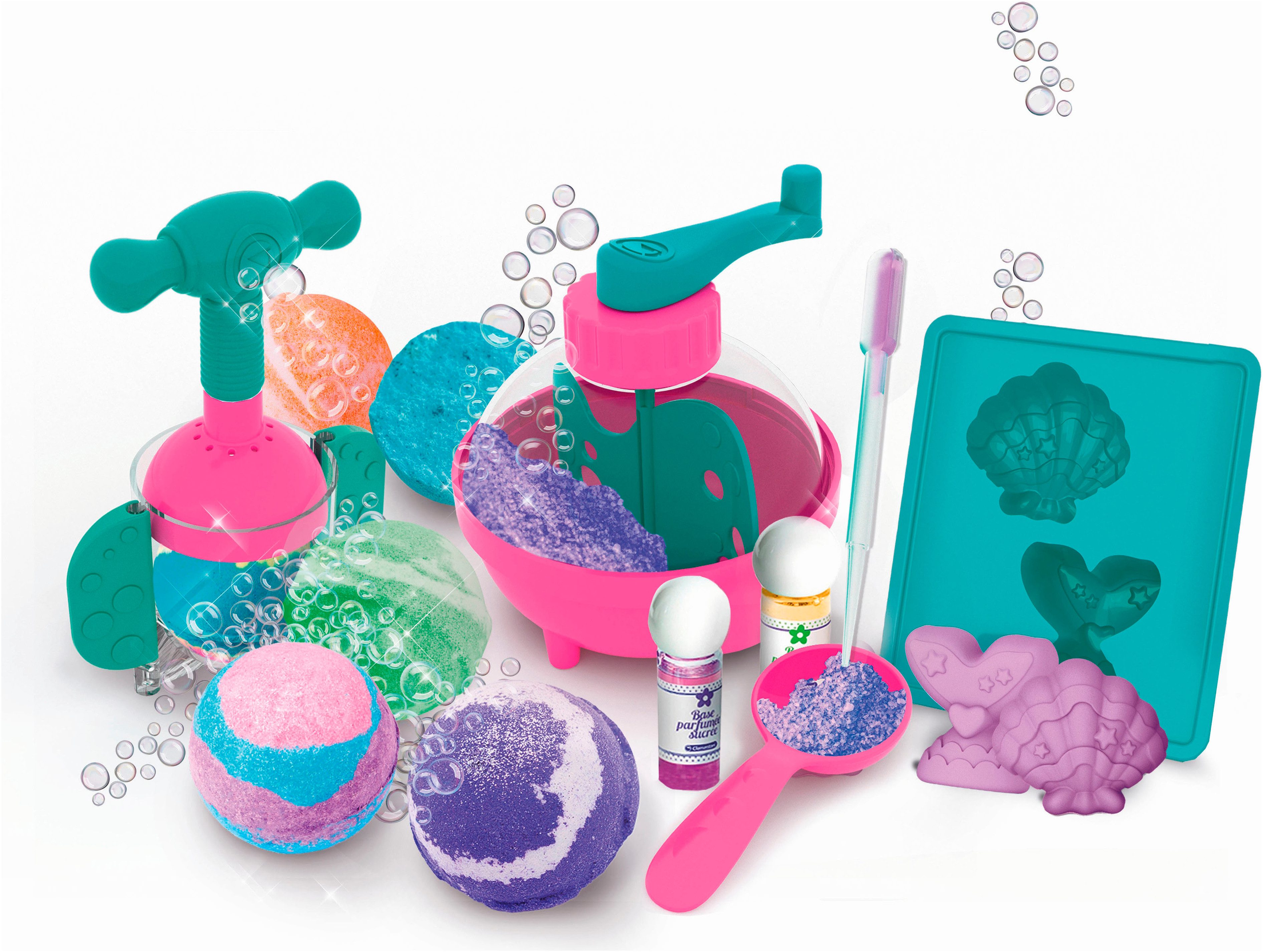 Clementoni® Experimentierkasten Galileo Lab, Badekugeln selbst machen