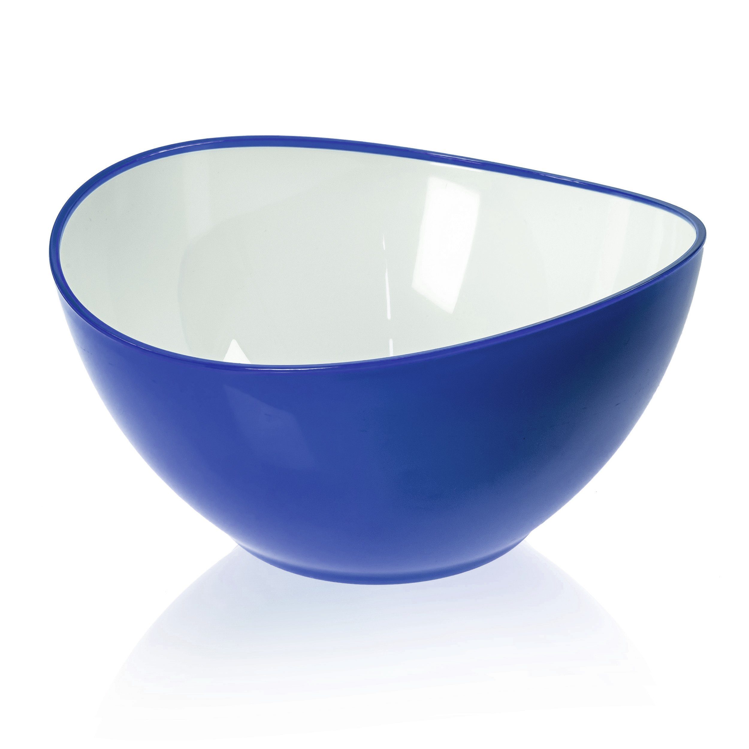 Salatschüssel oder Schälchen als Schüssel (1-tlg), Farbe Bowl Glas-Optik, in Salatschale, Müslischale, ideal kamelshopping blau