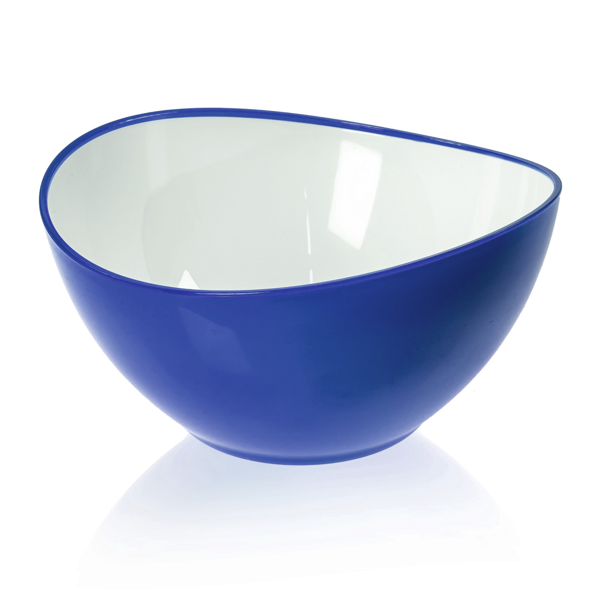 kamelshopping Salatschüssel Farbe Schüssel in Glas-Optik, (1-tlg), ideal als Müslischale, Salatschale, Bowl oder Schälchen