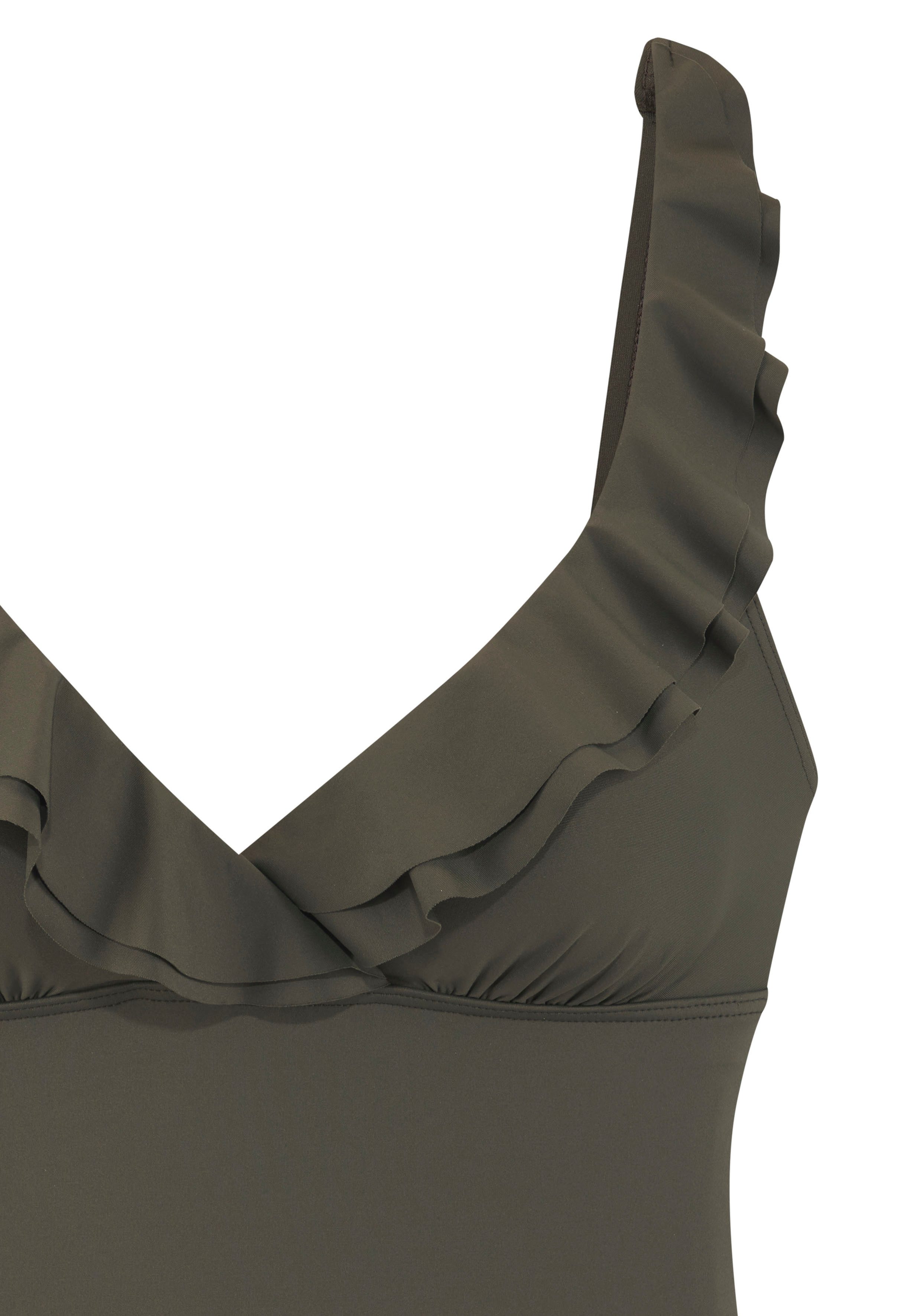 JETTE Badeanzug mit eleganter Rüsche und Shaping-Effekt günstig online kaufen