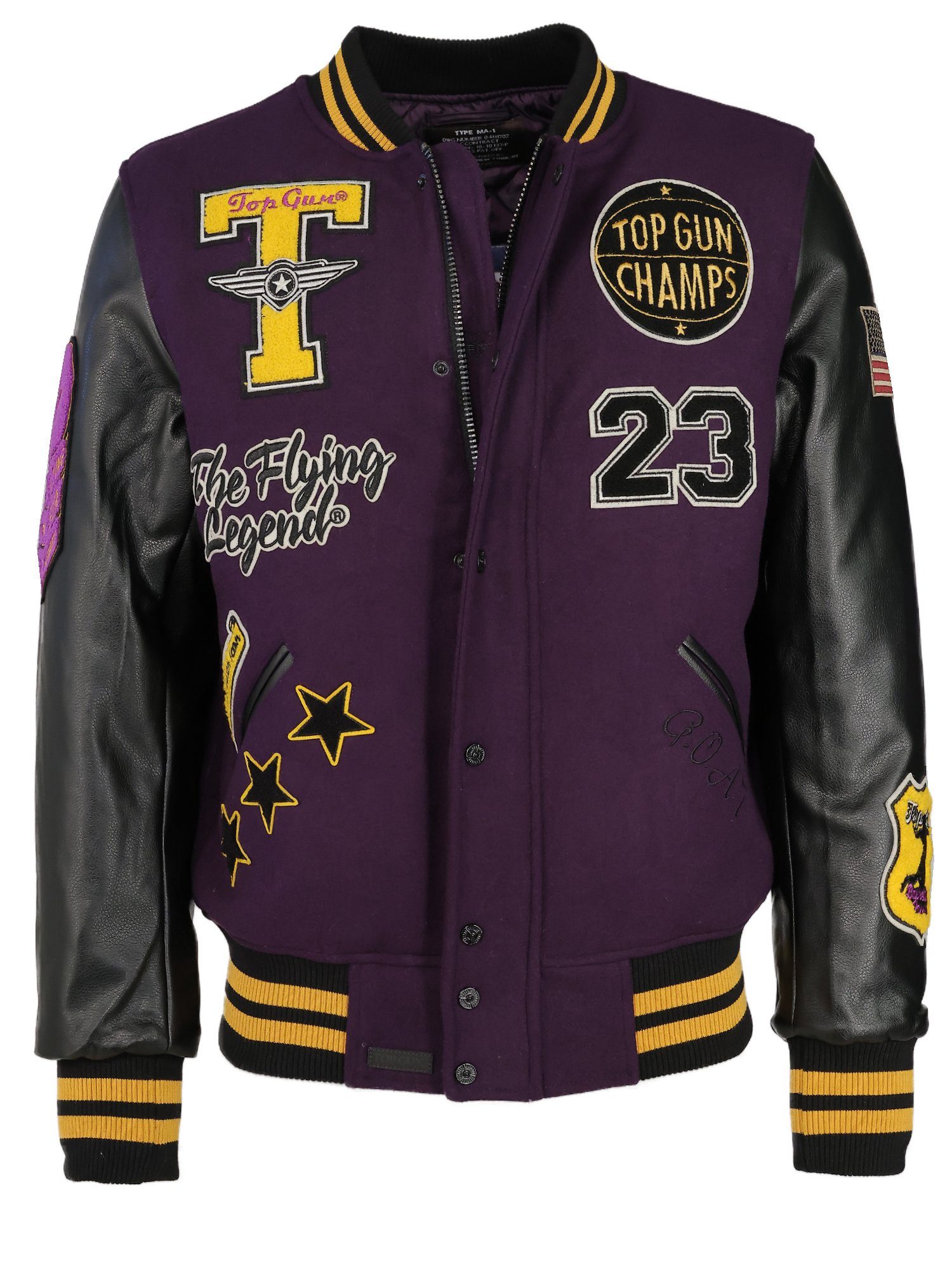 TOP purple GUN Collegejacke TG20213031