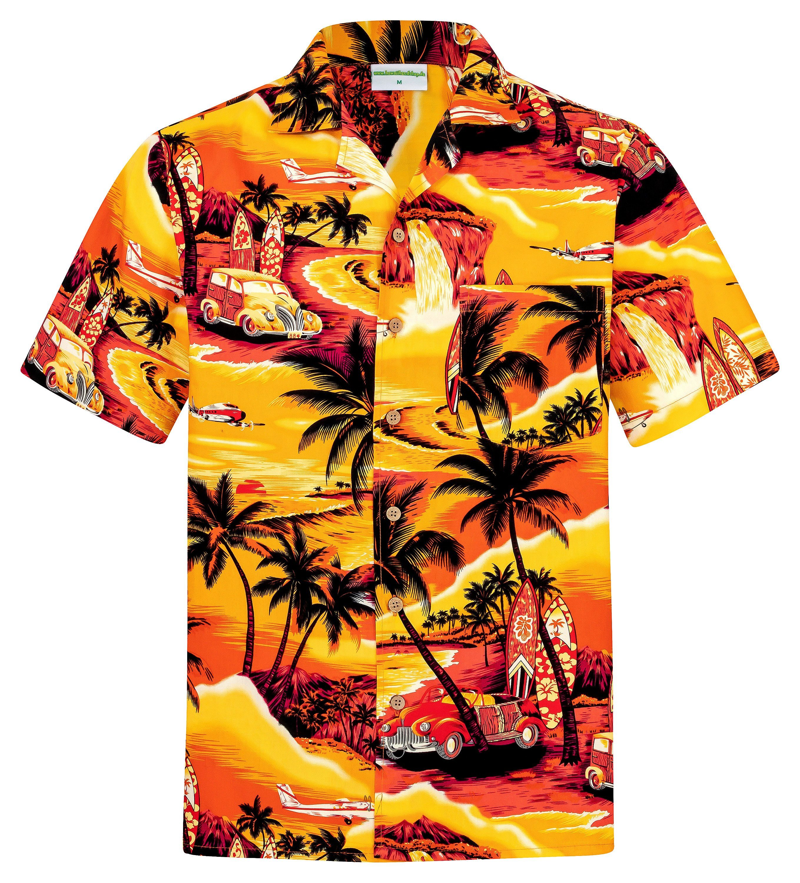 Hawaiihemdshop.de Hawaiihemd Hawaii Hemd Herren Baumwolle günstig online kaufen