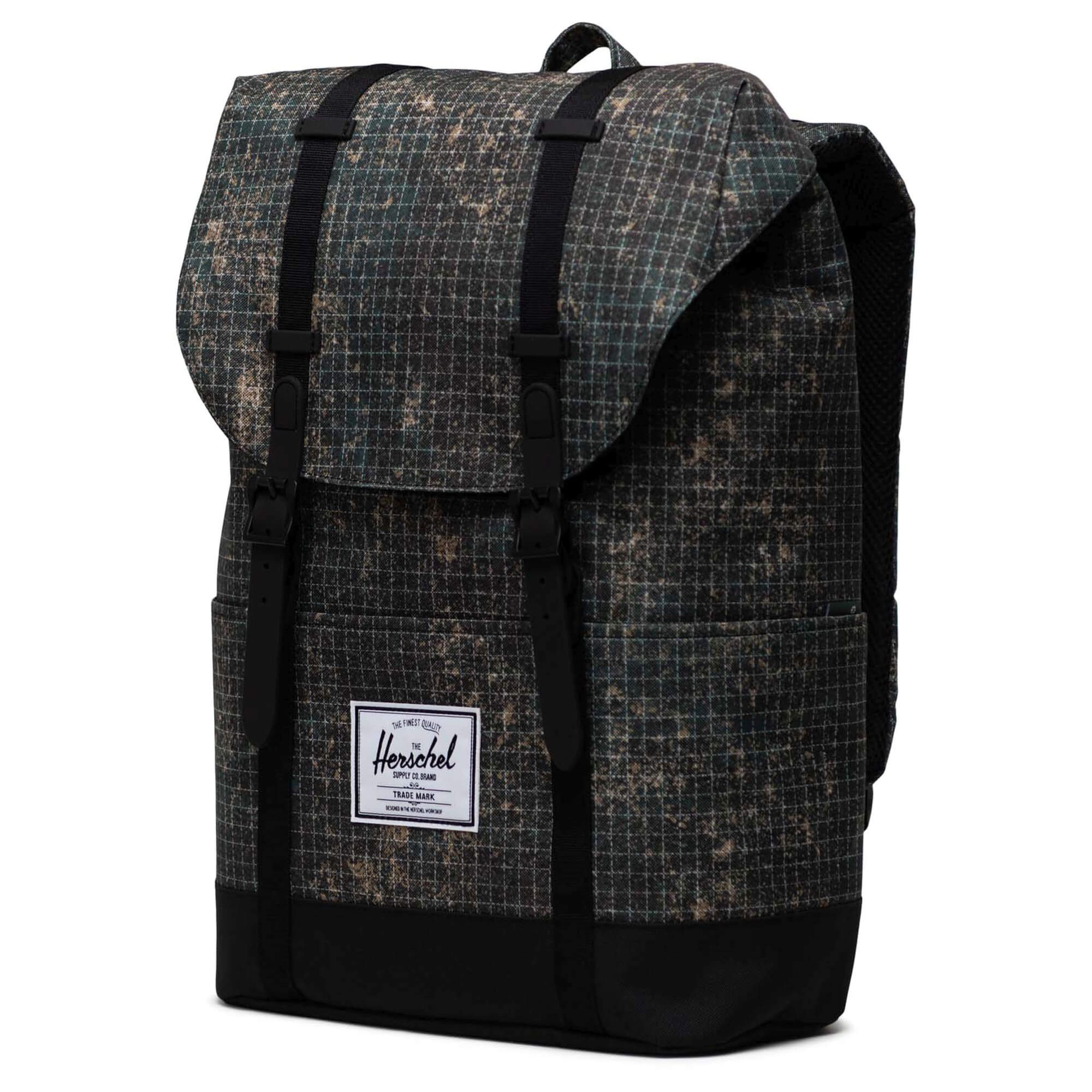 Herschel Schulrucksack Retreat ECO 19,5 - Rucksack 43 cm (forest grid)