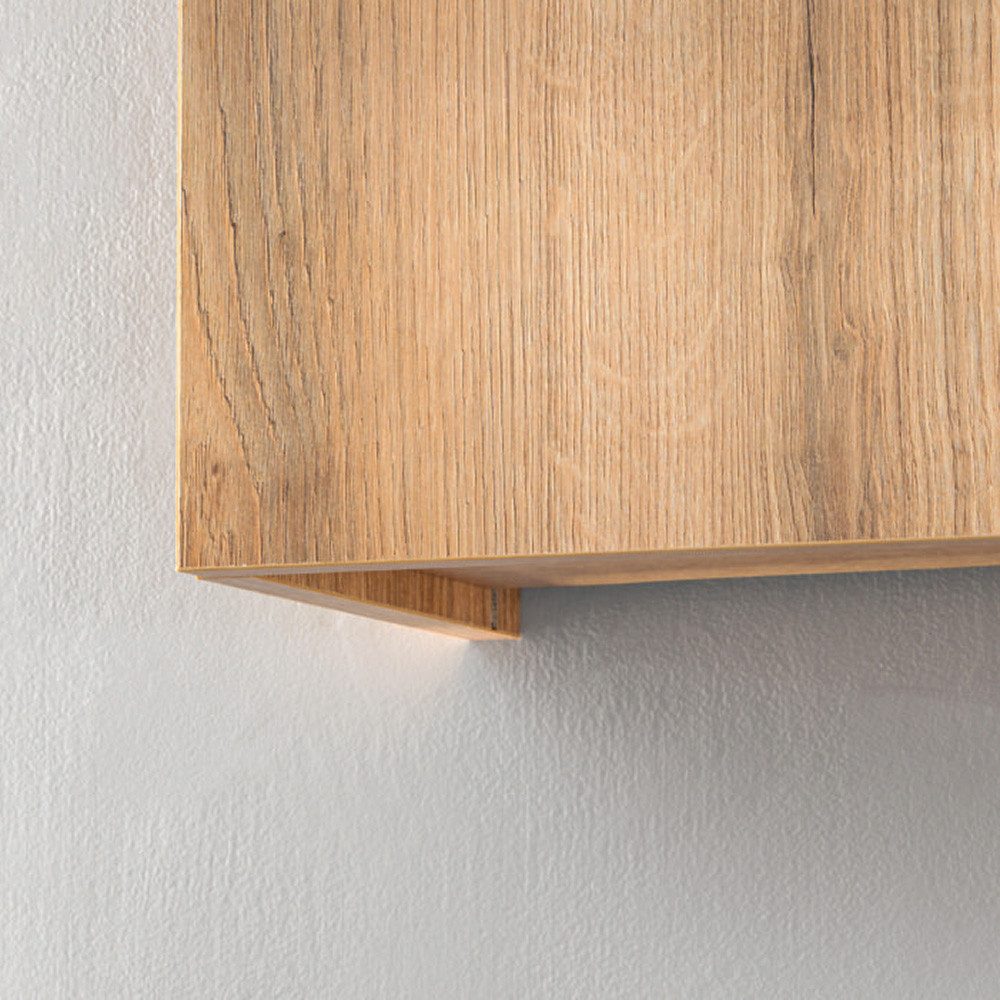 Lomadox Hängeschrank NEWPORT-56-OAK 30cm, in Eiche, Metallgriffe – Bild 5 von 5