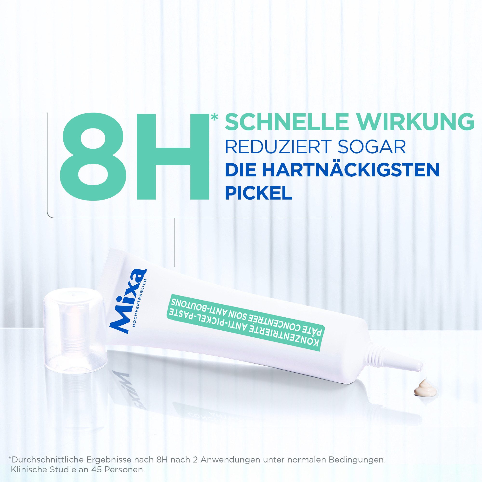 Mixa Gesichts-Reinigungscreme MIXA KONZENTRIERTE ANTI-PICKEL PASTE, mit Niacinamid – Bild 5 von 5