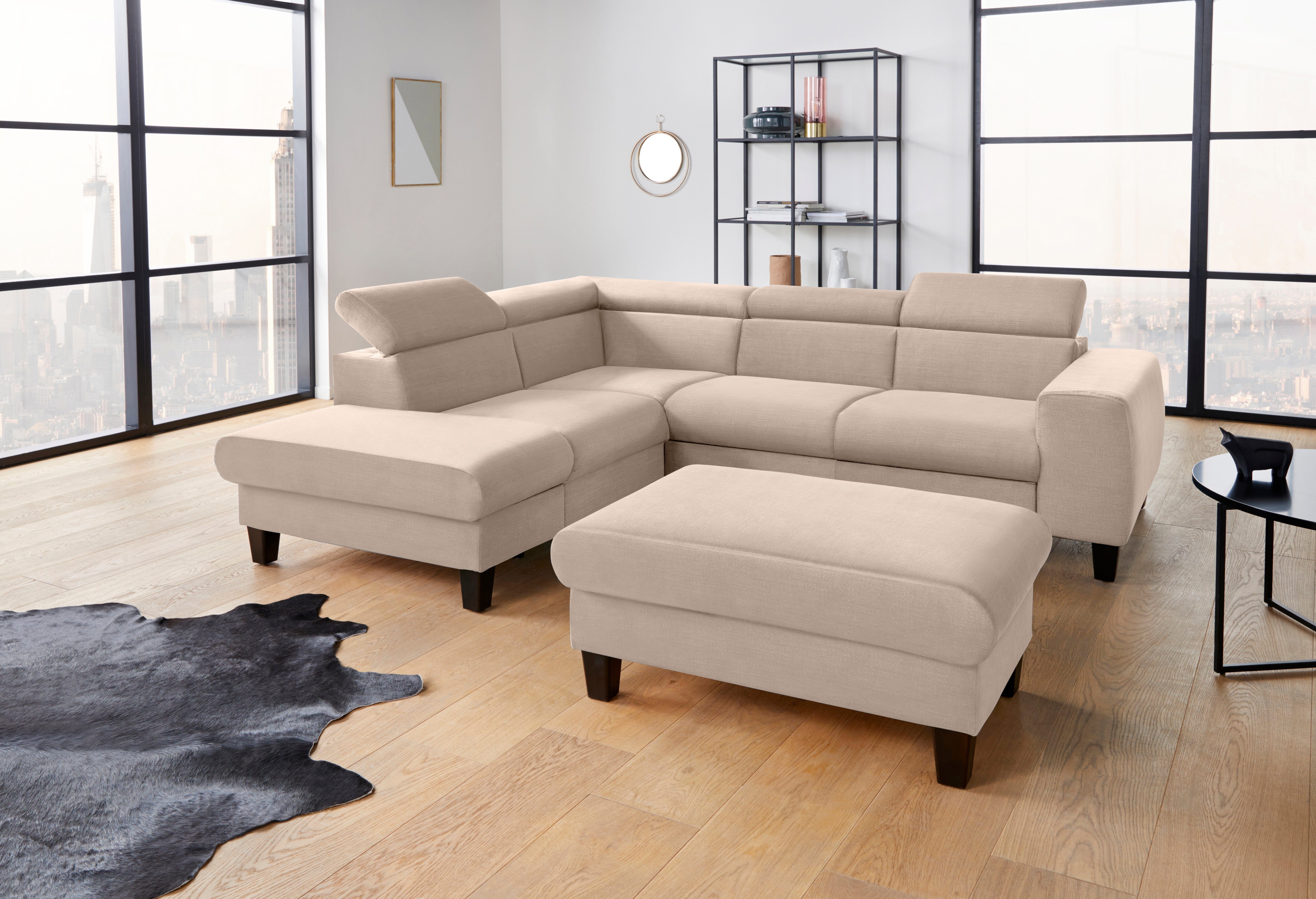 COTTA Polstergarnitur Morven L-Form, (Set), Set bestehend aus: Ecksofa mit günstig online kaufen