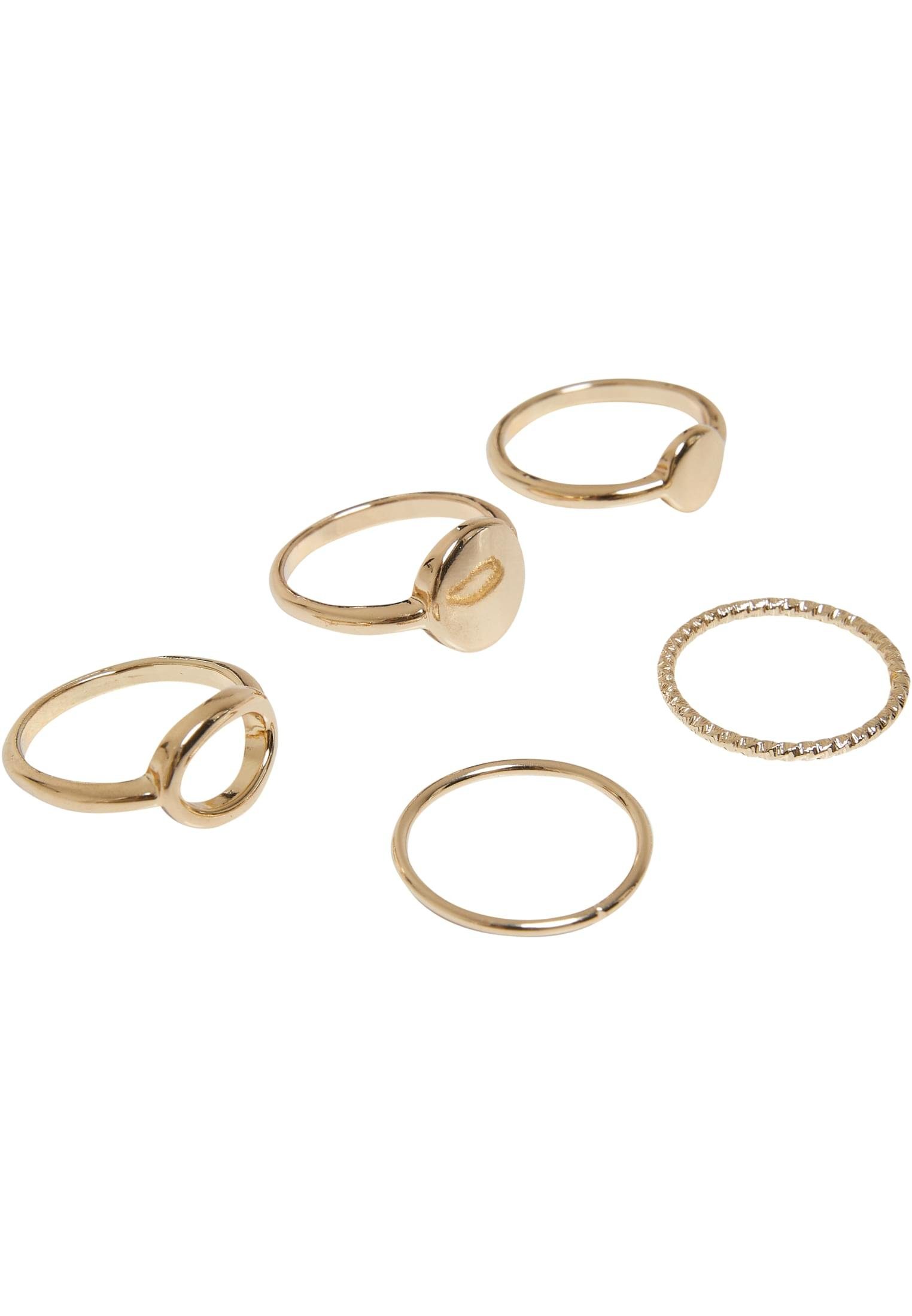URBAN CLASSICS Ring-Set 5-Pack Stacking Basic Accessoires Ring