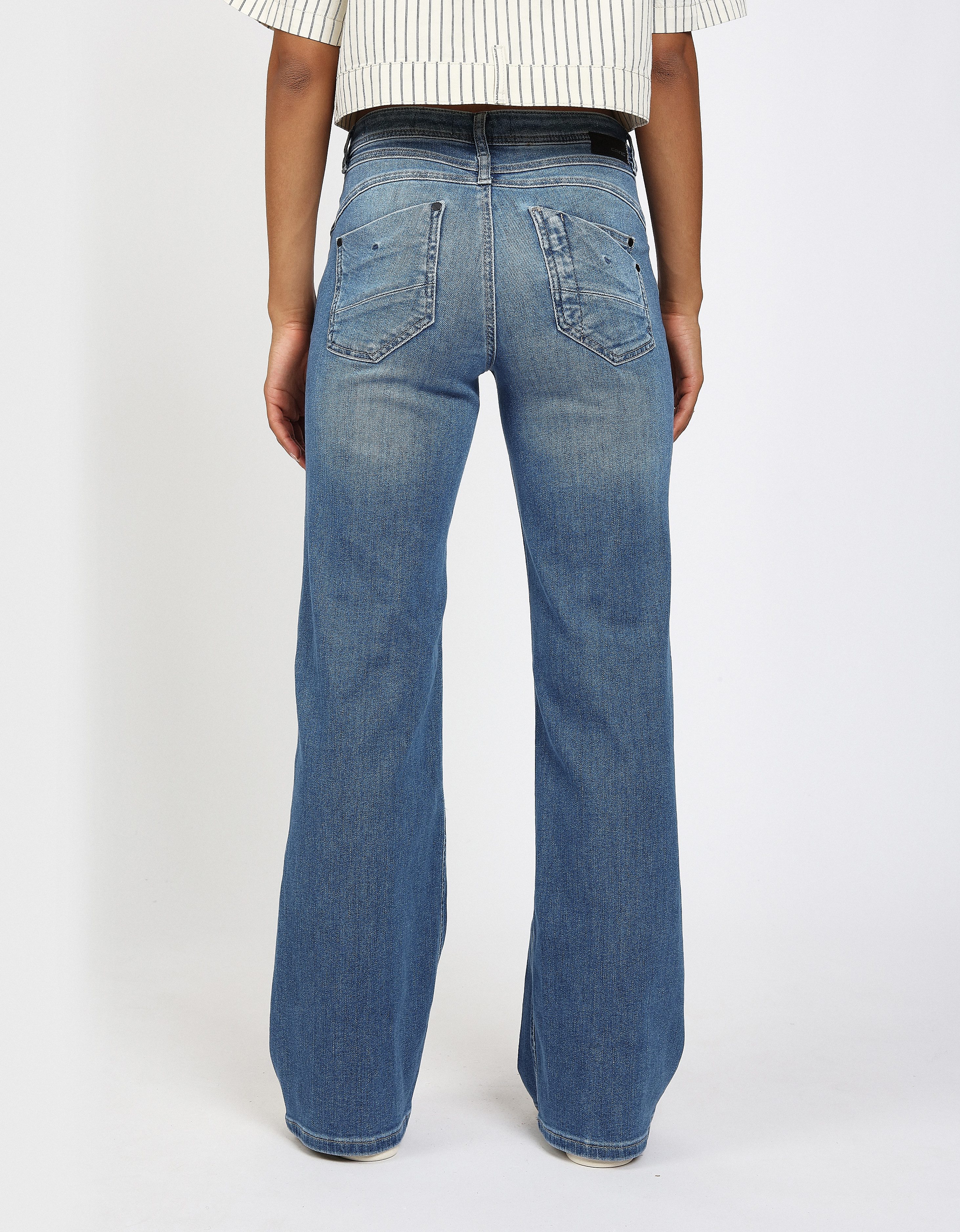 GANG 5-Pocket-Jeans 94AMELIE WIDE LONG Long günstig online kaufen