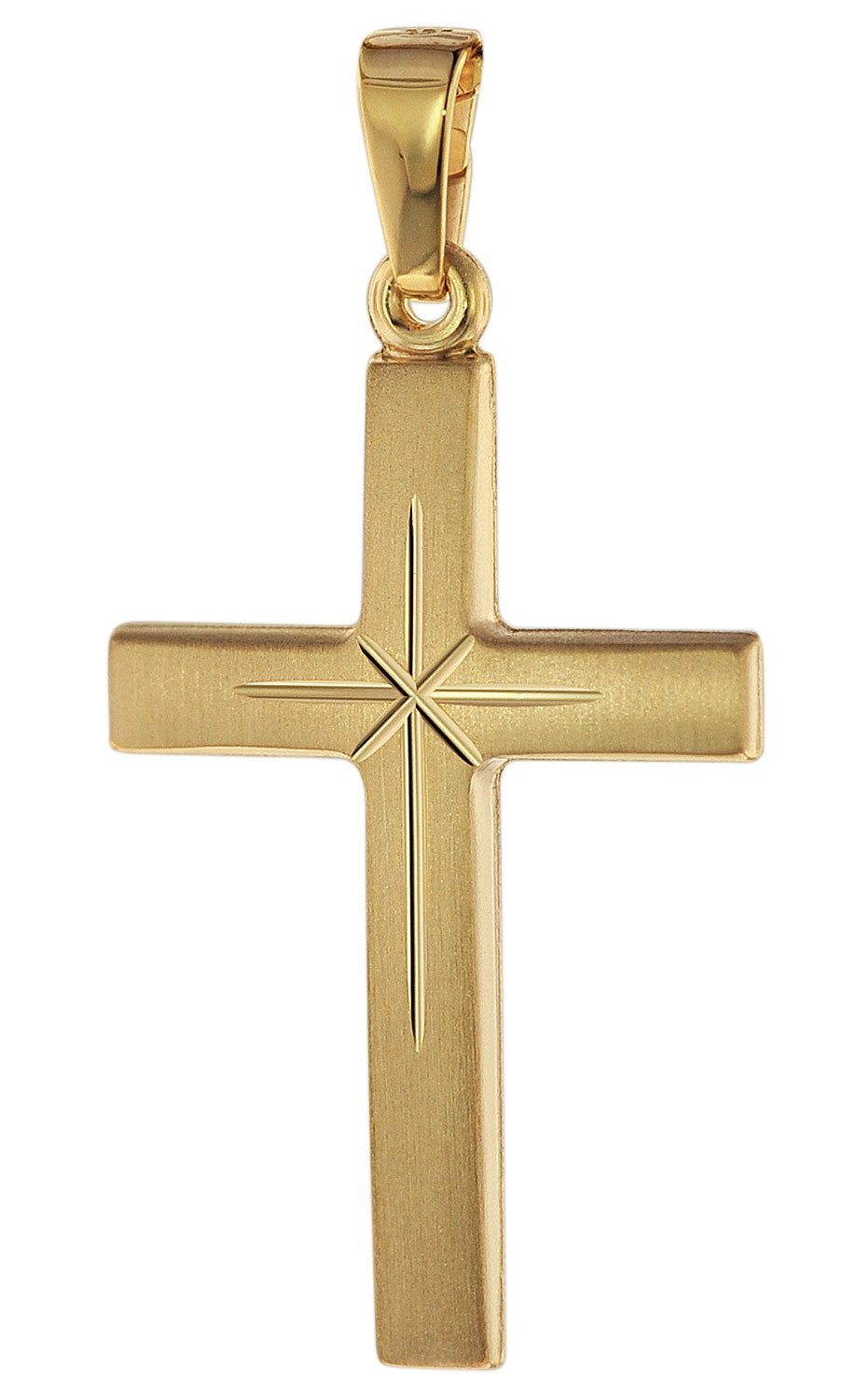 trendor Kreuzanhänger -Gold 585 (14 Karat) günstig online kaufen