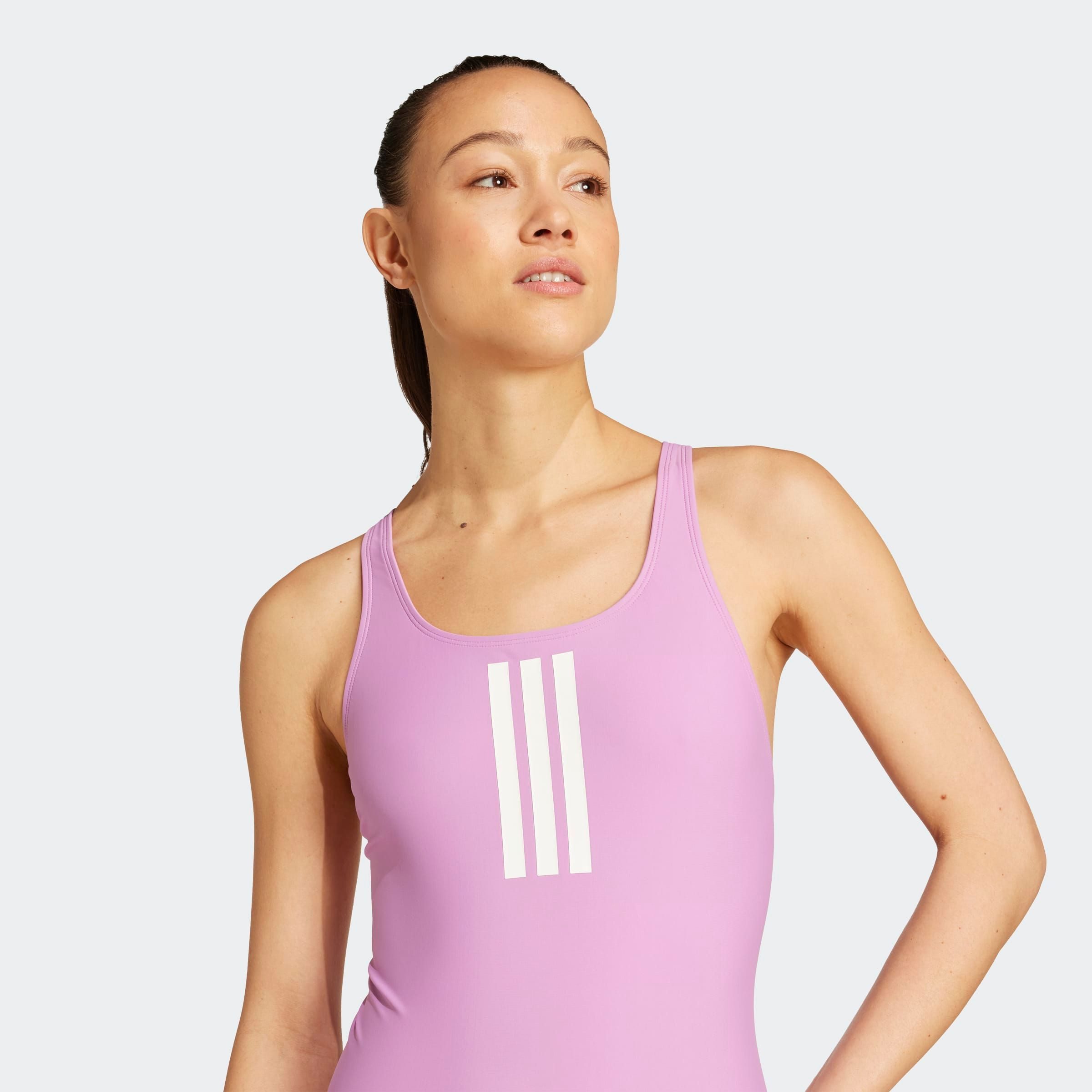 adidas Performance Badeanzug 3S MID SUIT sportlicher Schnitt, stretchiges, chlorresistentes Material – Bild 4 von 5