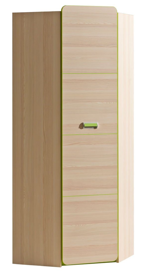 Feldmann-Wohnen Eckschrank Loreto 71x71x188cm Esche Coimbra | / Esche lindgrün / lindgrün Coimbra Coimbra Esche