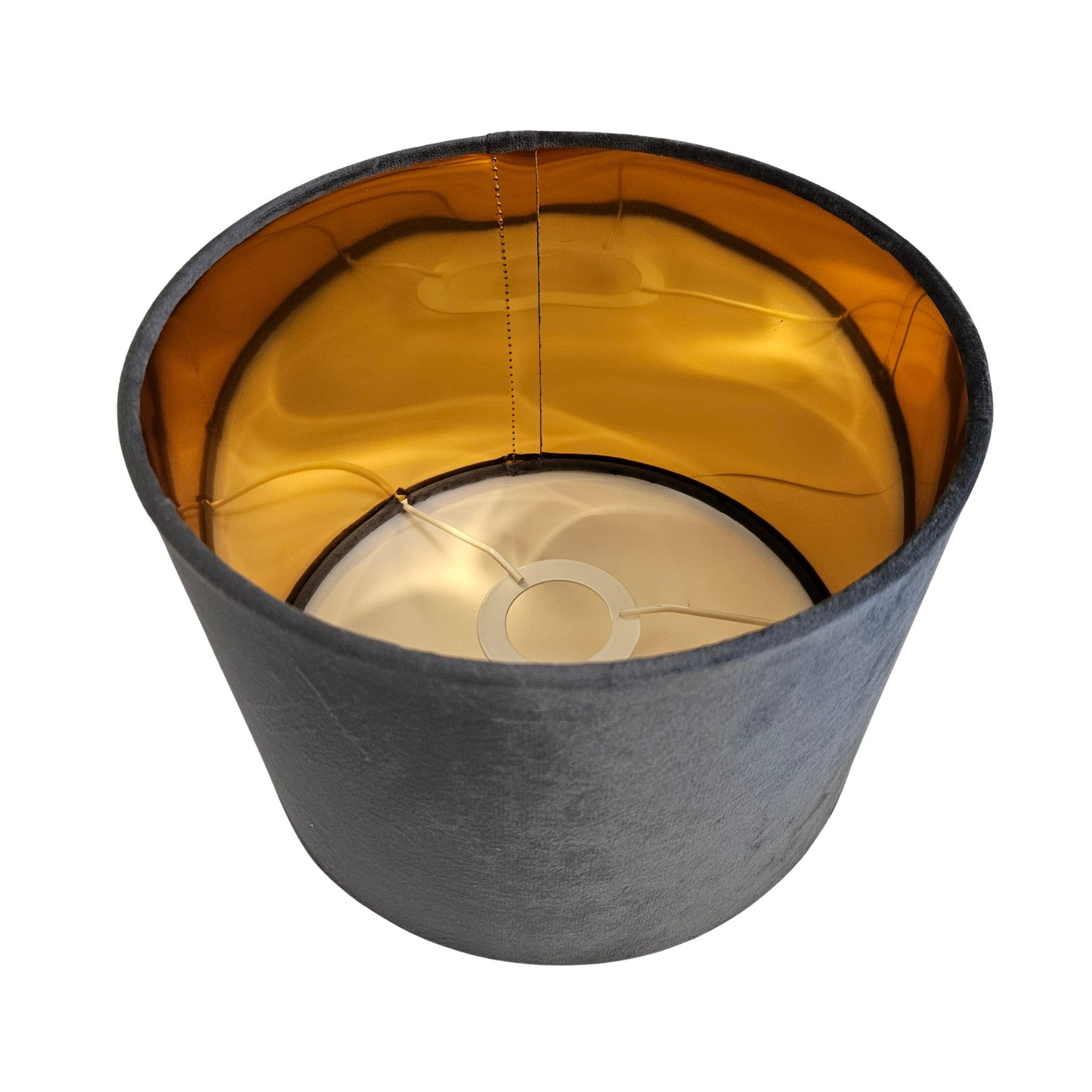 Lichthandel Hoch Lampenschirm Lampenschirm E27 Stoffschirm Rund Retro Vintage Leuchtenschirm, eleganter moderner Stoffschirm