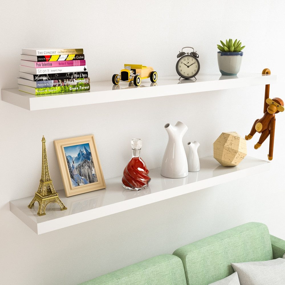 Casaria Wandboard, mit Halterung 50-110cm Schwebend günstig online kaufen
