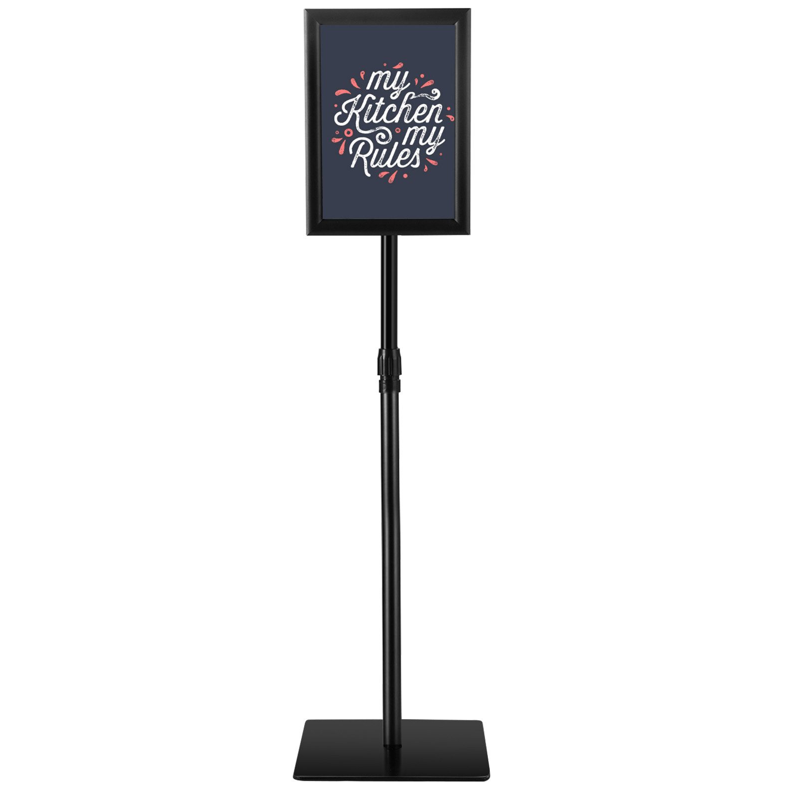 COSTWAY Standtafel, (1-tlg), A4 Infoständer mit beschwertem Sockel & 360° Rotation