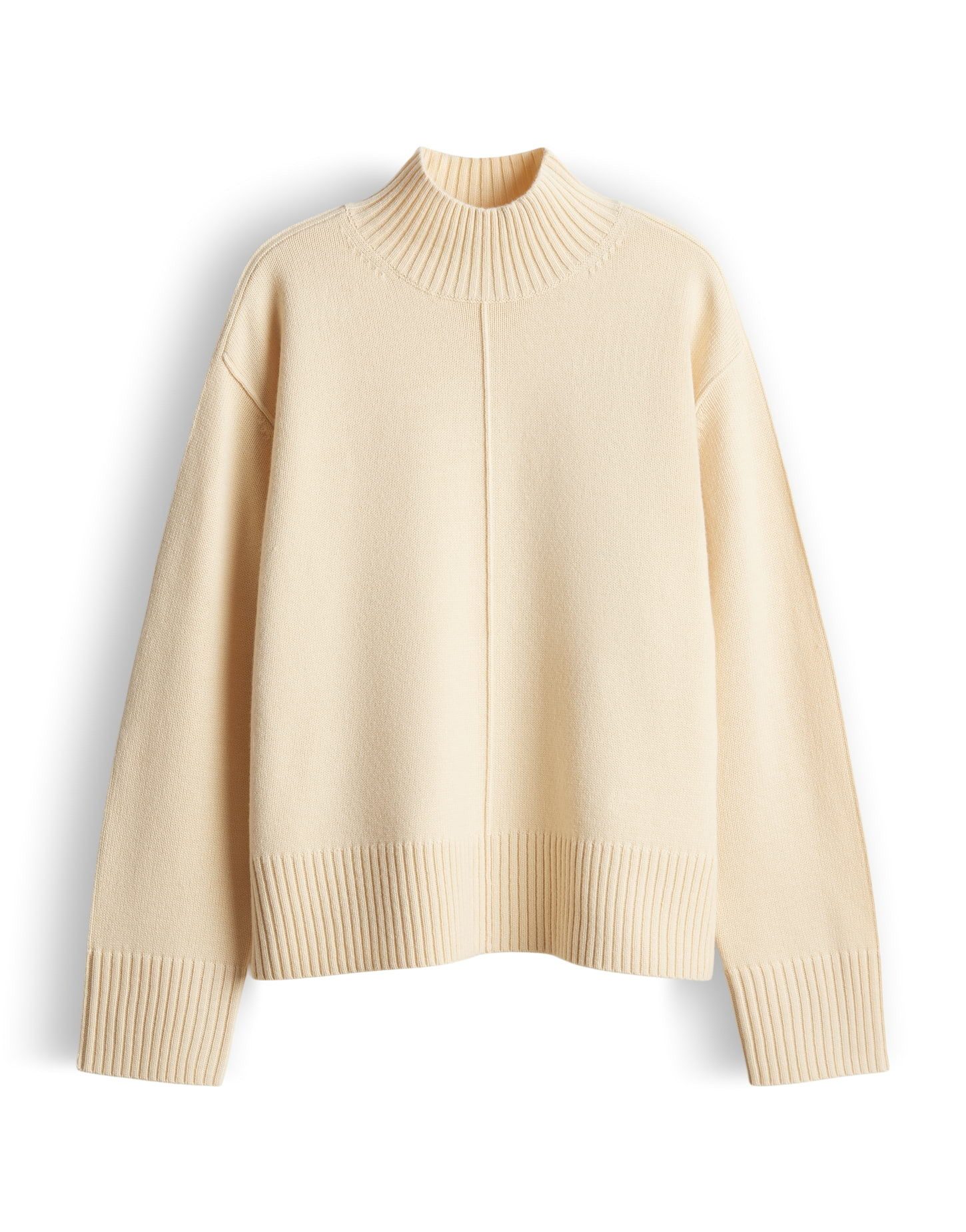 someday Strickpullover TELSKE Loose im hochwertigen Wollmix weite Passform, gerader Schnitt