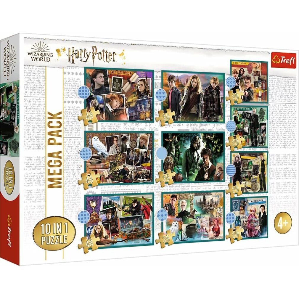 Trefl Puzzle Puzzle Harry Potter MEGA PACK 10v1, Puzzleteile günstig online kaufen