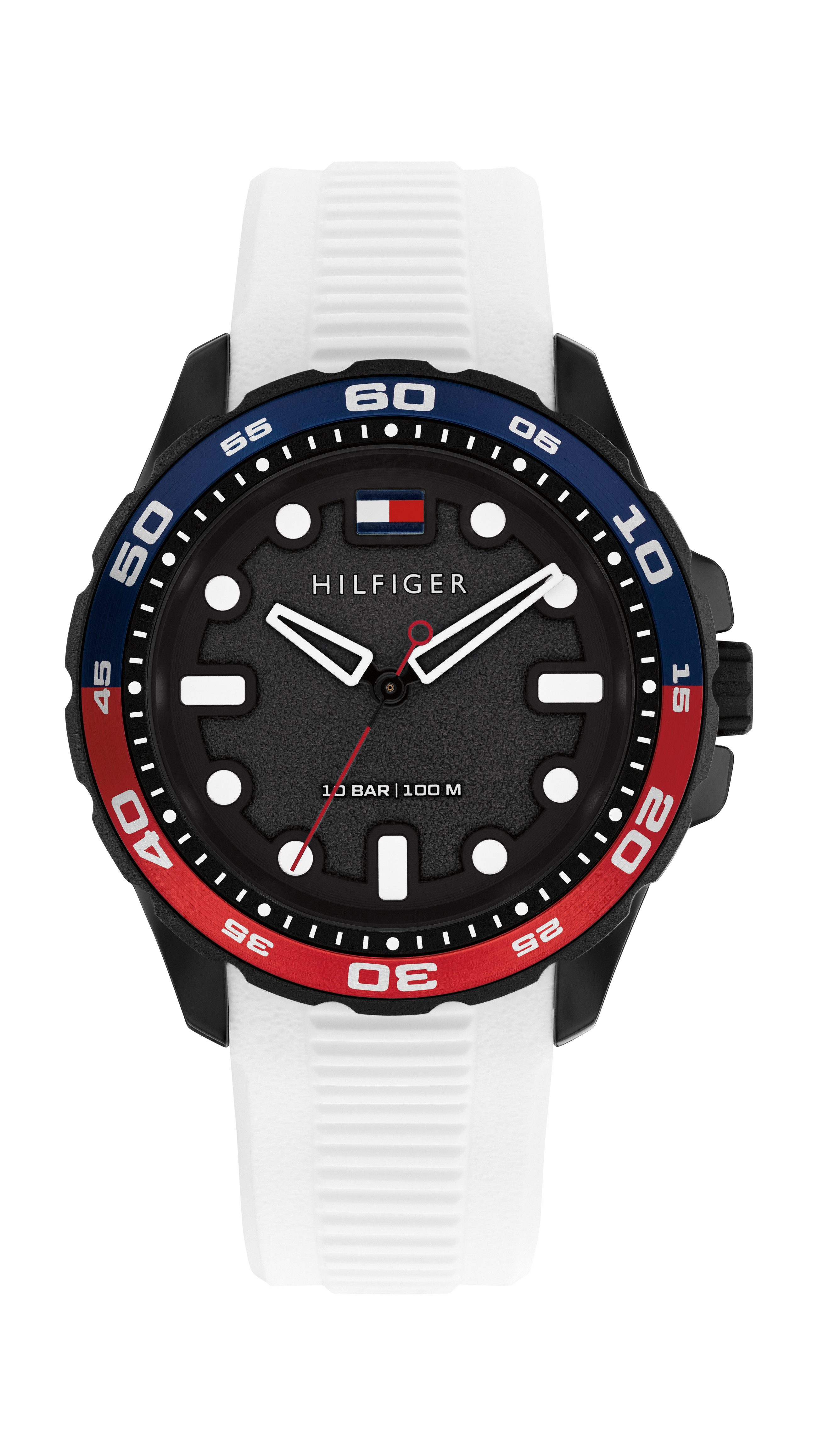 Tommy Hilfiger TH Regatta 1792264, Armbanduhr, Damenuhr, Herrenuhr, Silikonarmband, analog