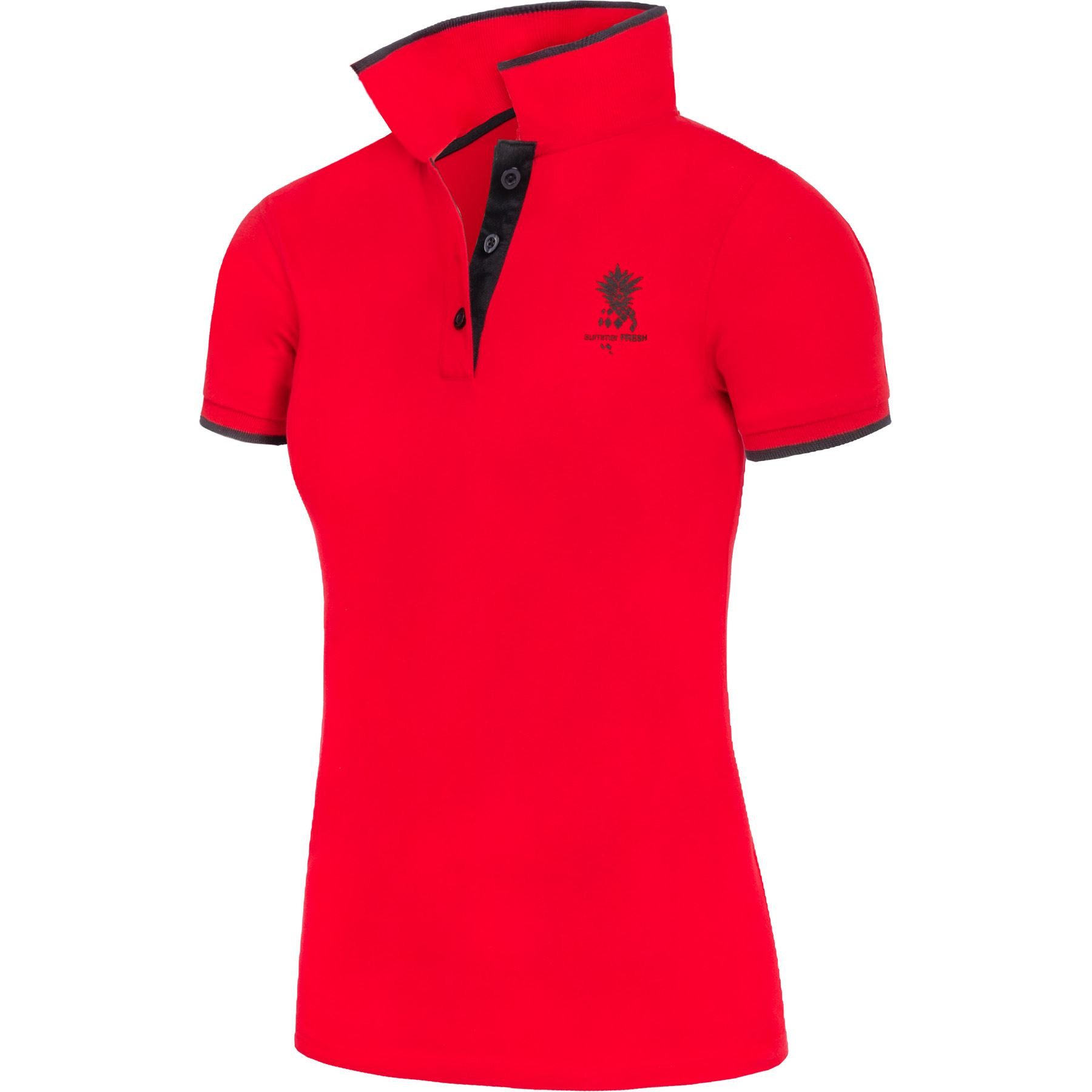 Nebulus Poloshirt SINES, F383 - Damen, rot, M/38