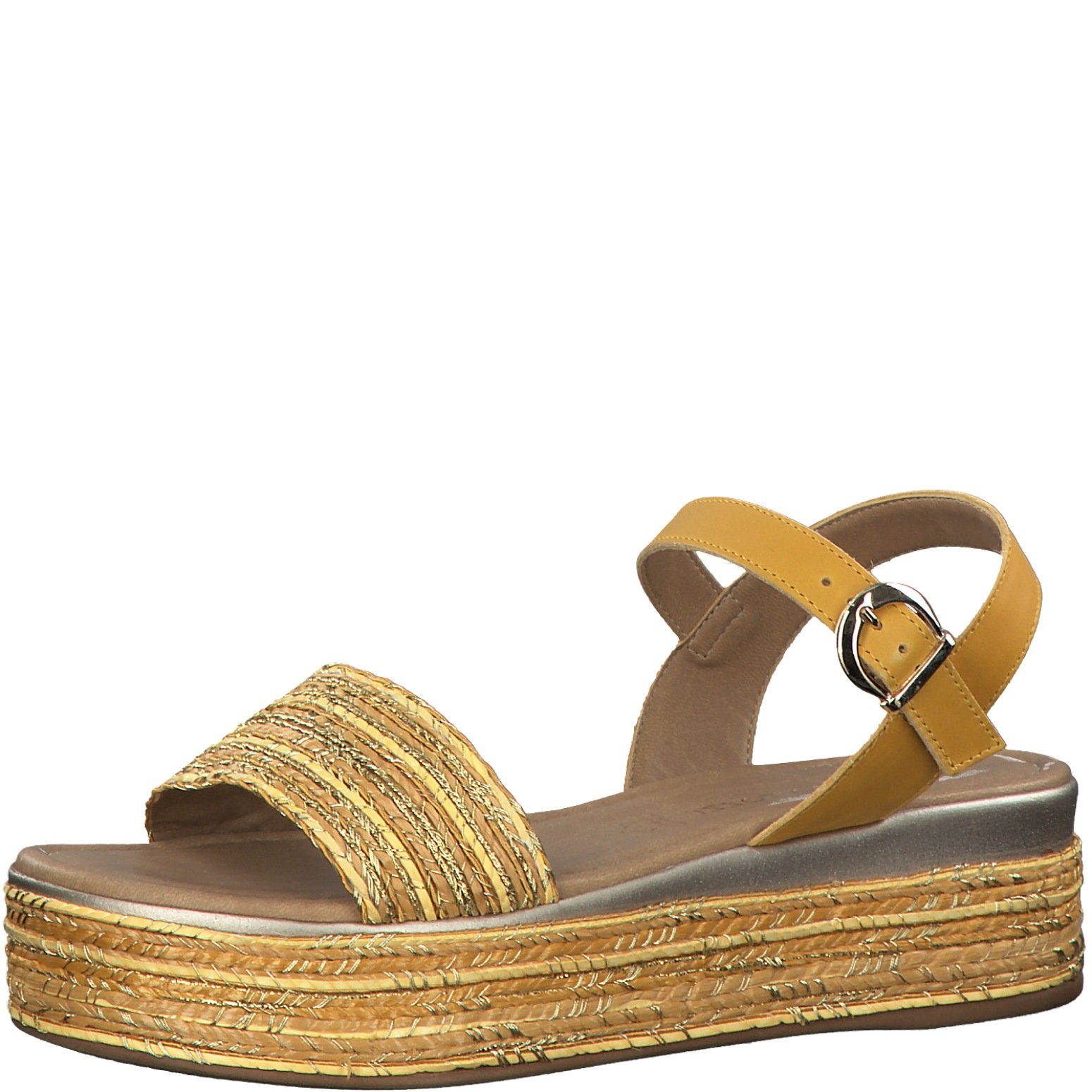 Marque Italienne Chaussures MARCO TOZZI Femme 2 2 27121 28 Sandale, Couleur Chair, 36 EU Chaussures été