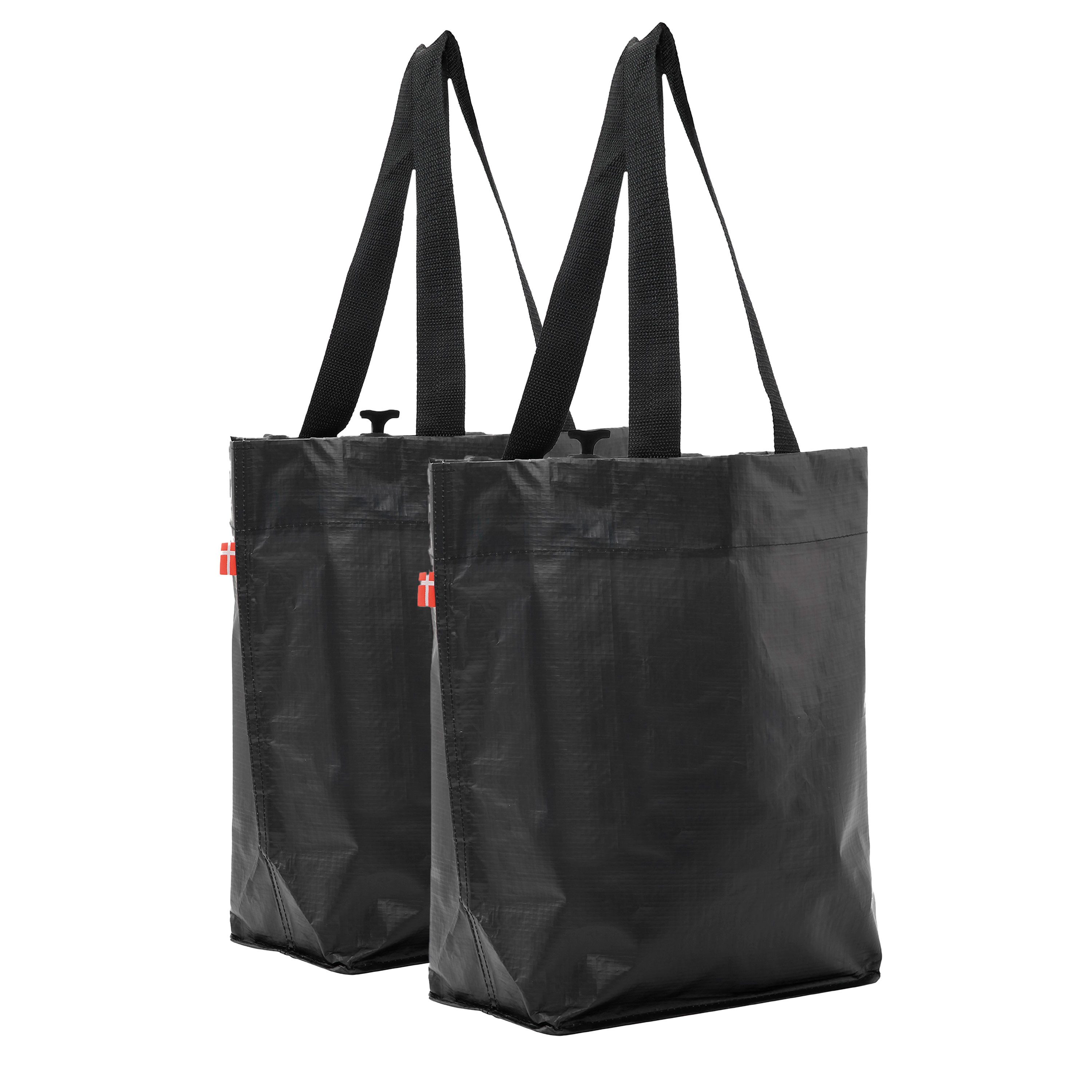 BIKEZAC Shopper 2er Set COBAGS 2.0 Taschen Schwarz – Wiederverwendbar & sta günstig online kaufen