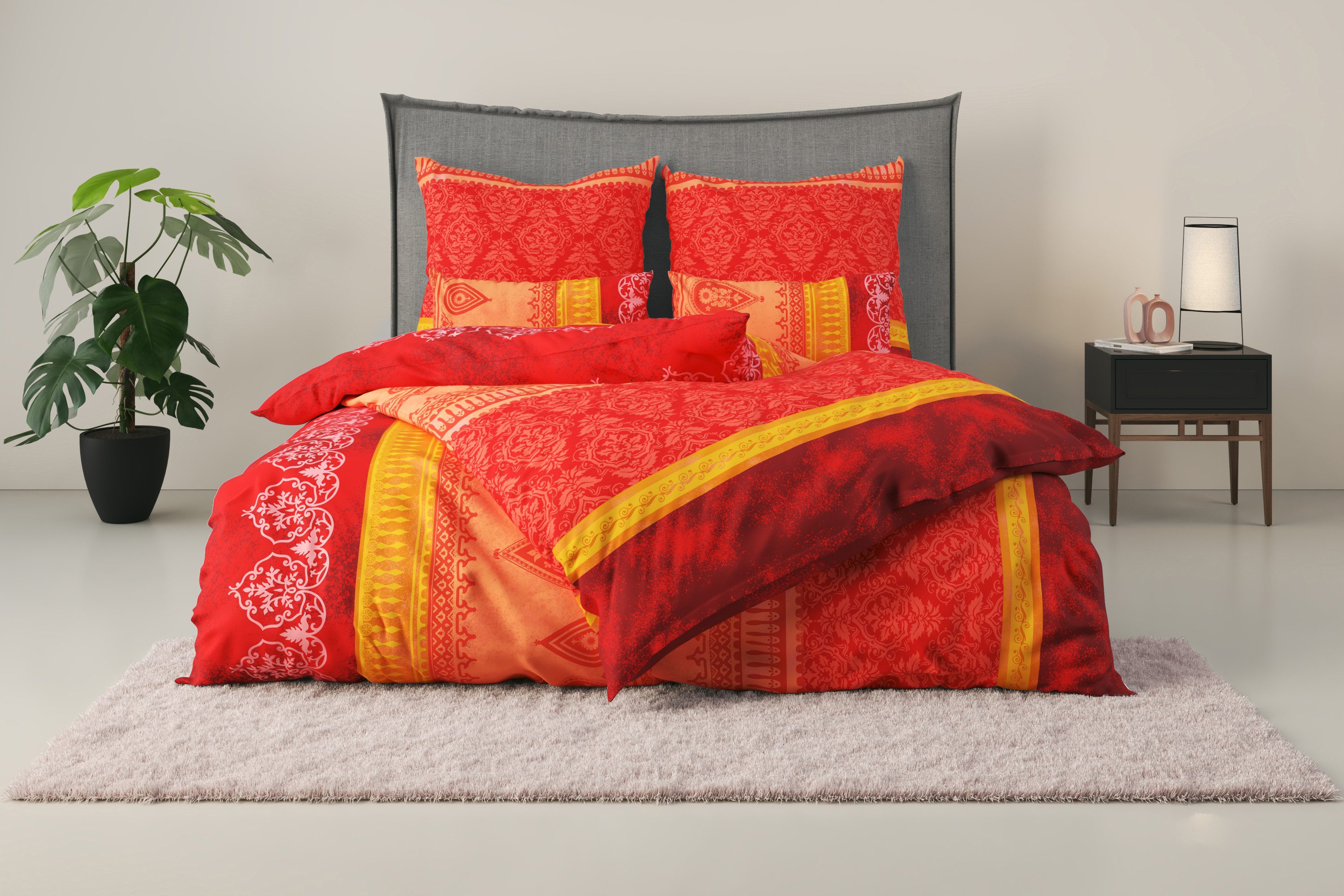 OTTO home Bettwäsche Sonnenham, Renforcé, 2 teilig, in Gr. 135x200 oder 155x220 cm, 100% Baumwolle, Paisley