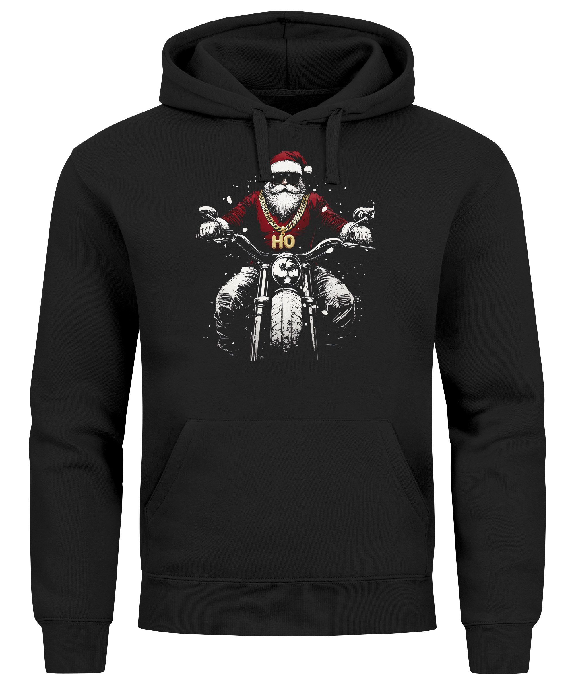 Neverless Hoodie Hoodie Herren Weihnachten Print günstig online kaufen