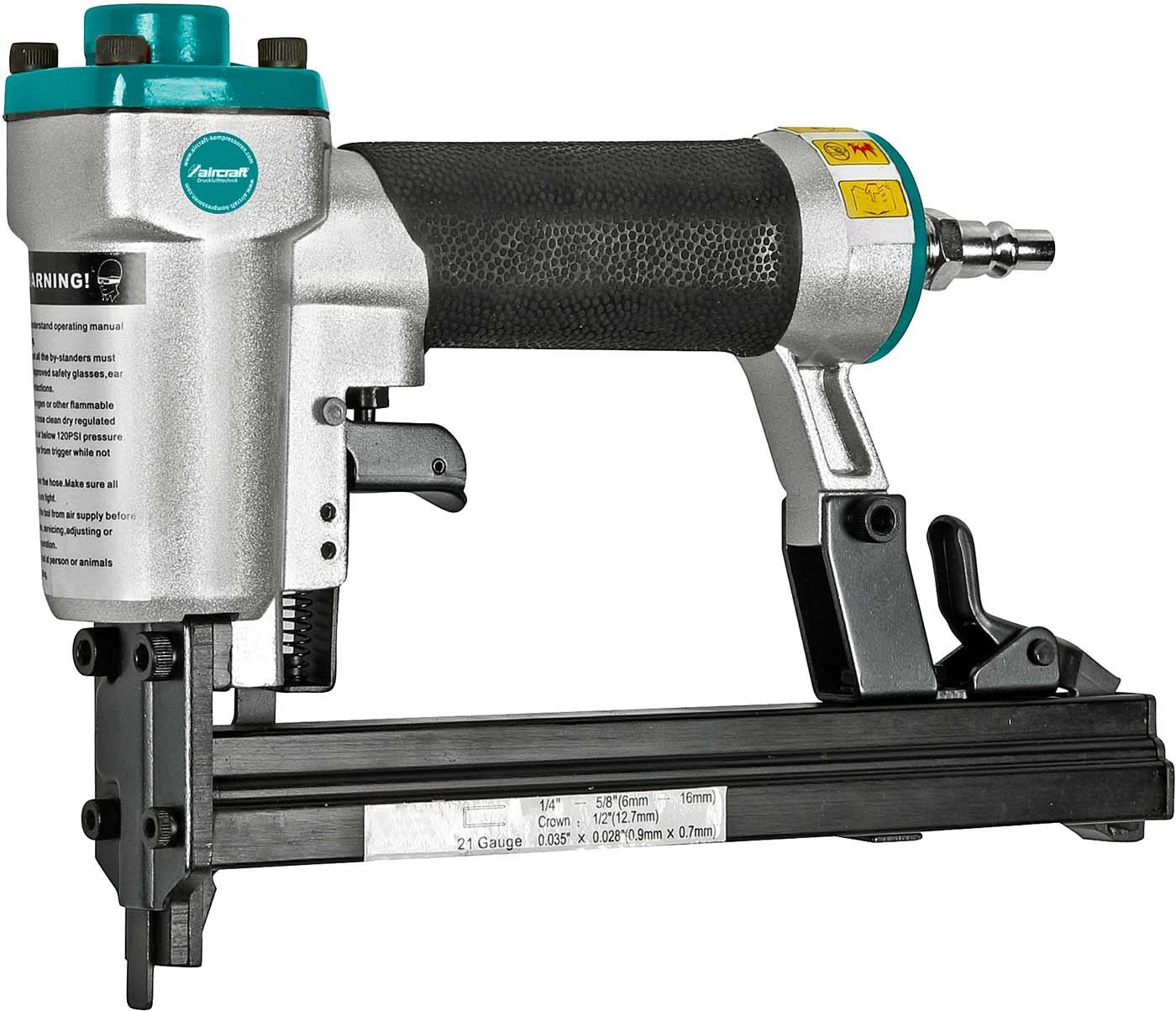 Aircraft Druckluft-Tacker Aircraft Klammergerät KG 16 PRO für Stoffe, Folien, Bretter