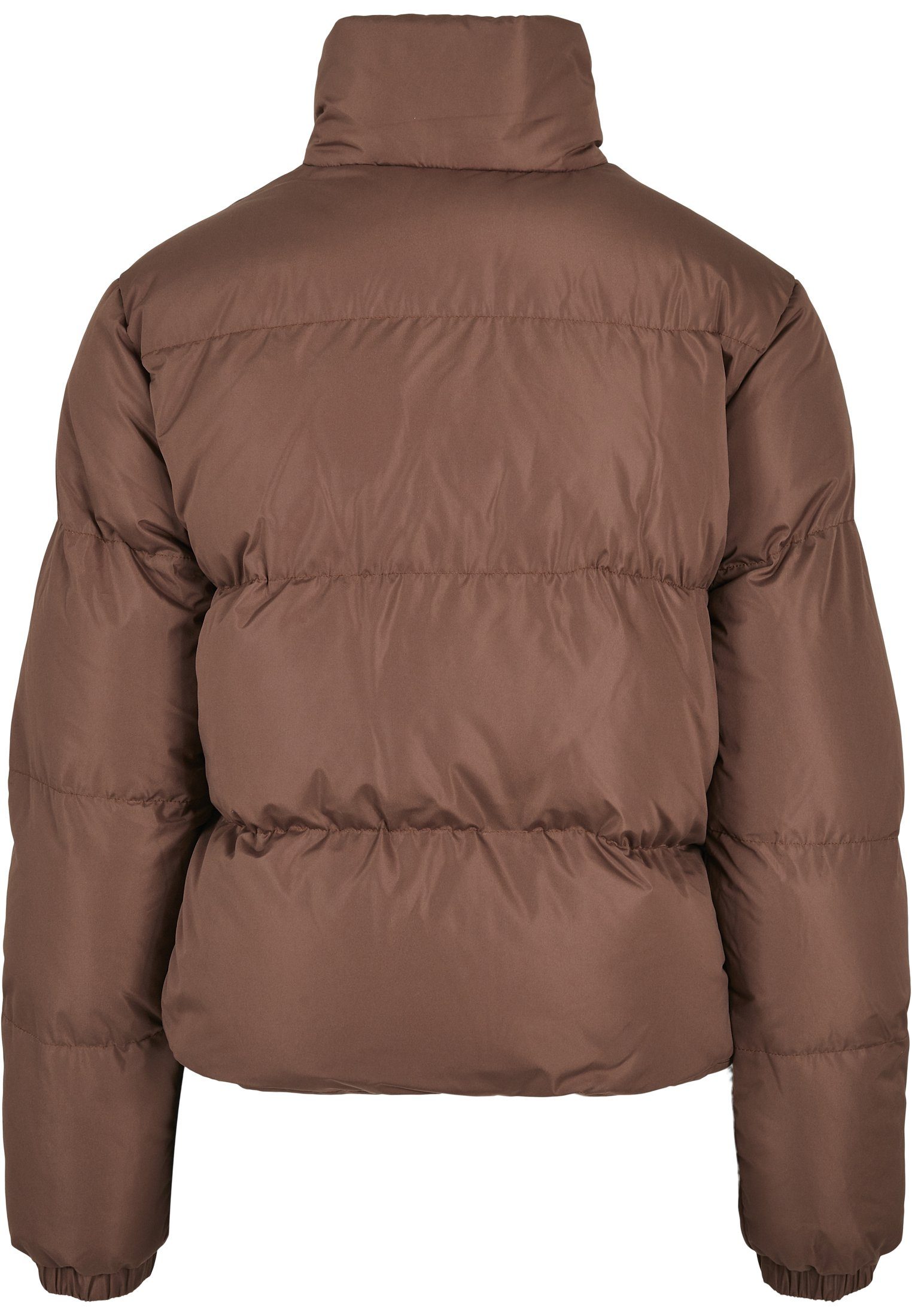 Jacket Short Peached Ladies Damen bark URBAN CLASSICS Winterjacke Puffer (1-St)