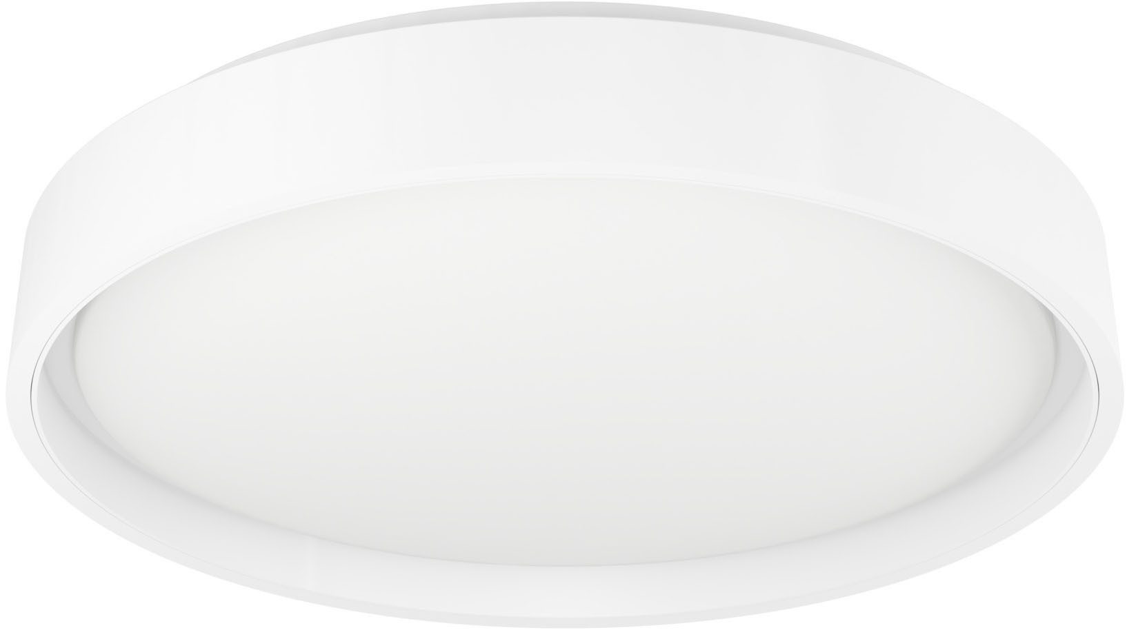 EGLO LED Deckenleuchte MASSIGNANO-Z Deckenlampe, Disco-Modus, ZigBee 3.0, Wohnzimmerlampe, CCT - über Fernbedienung, Dimmer, Dimmfunktion, Farbsteuerung, Farbwechsel, Fernbedienung, Infrarot inkl., Memoryfunktion, Nachtlichtfunktion, RGB, Smart Home, Timerfunktion, Weckerfunktion, dimmbar über Fernbedienung, mehrere Helligkeitsstufen, LED wechselbar, RGB, warmweiß - kaltweiß, Fernbedienung inkl., App / Sprachsteuerung Alexa, H: 6,5cm x D: 40 cm