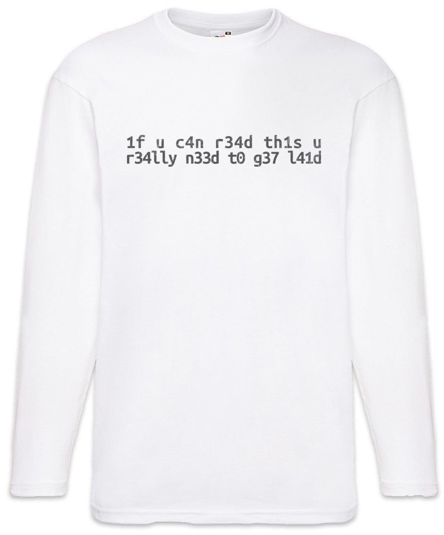 Langarmshirt G37 L41d Langarm T-Shirt Intelligenz Lehrer Teacher Professor